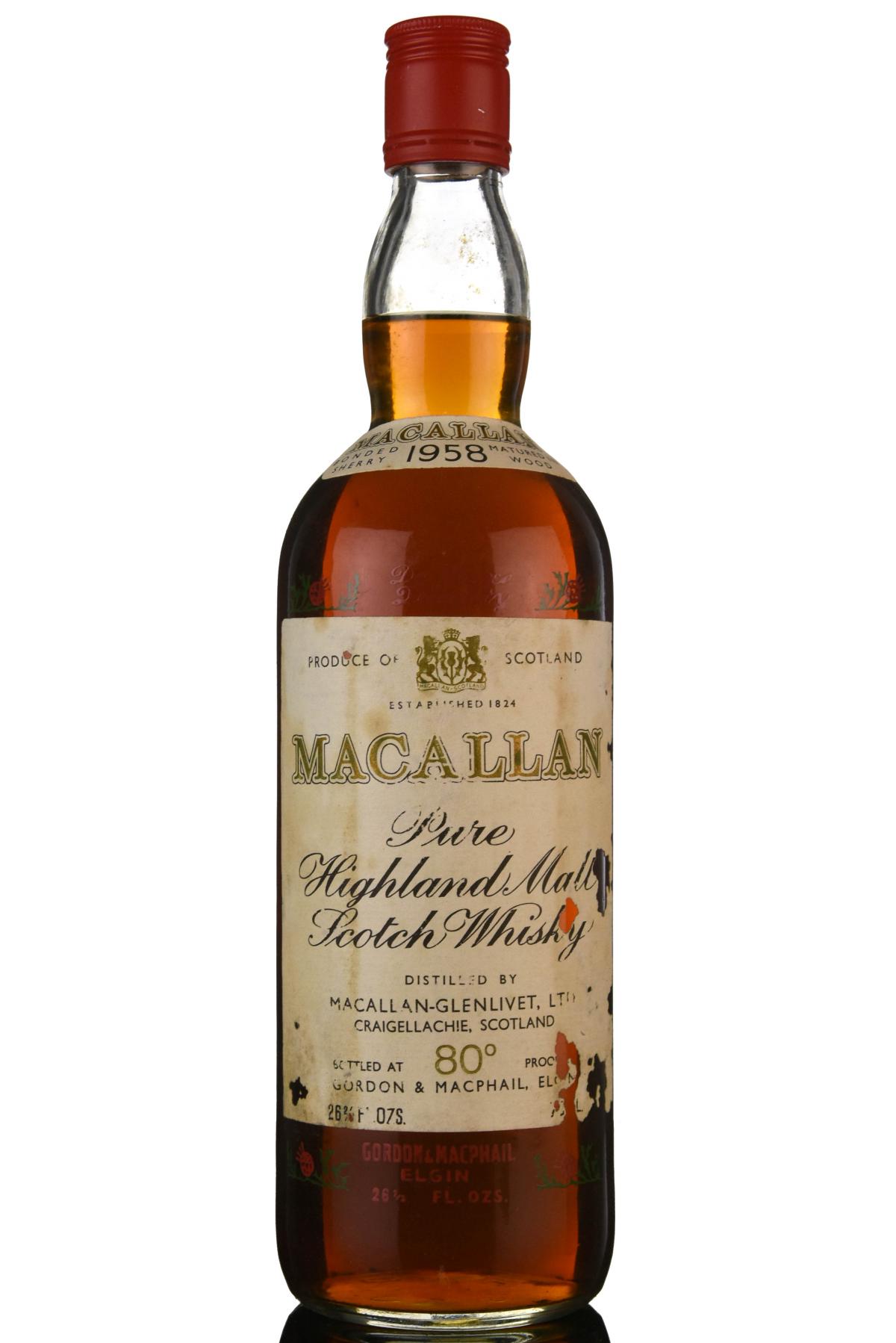 Macallan 1958 - Gordon & MacPhail