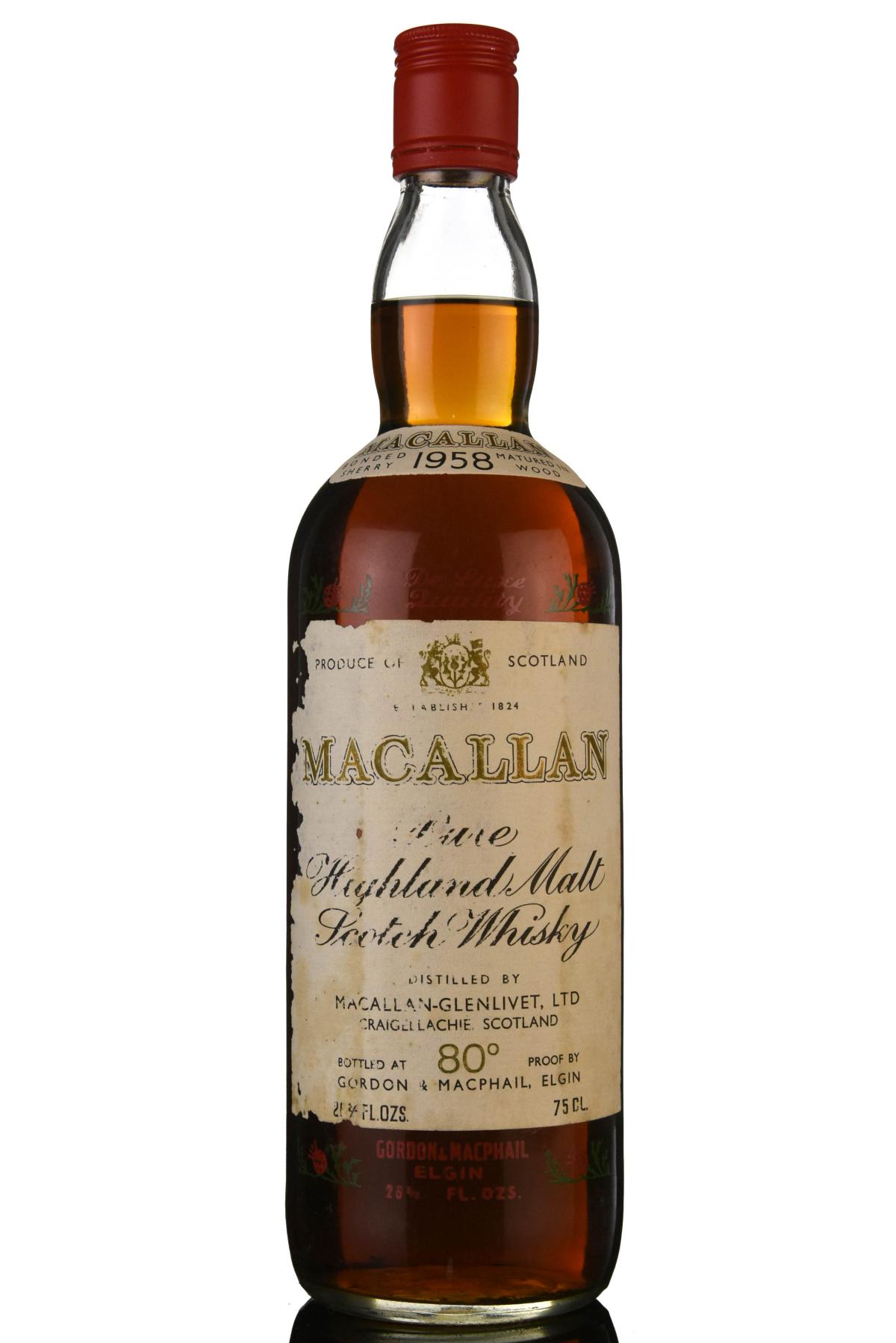 Macallan 1958 - Gordon & MacPhail