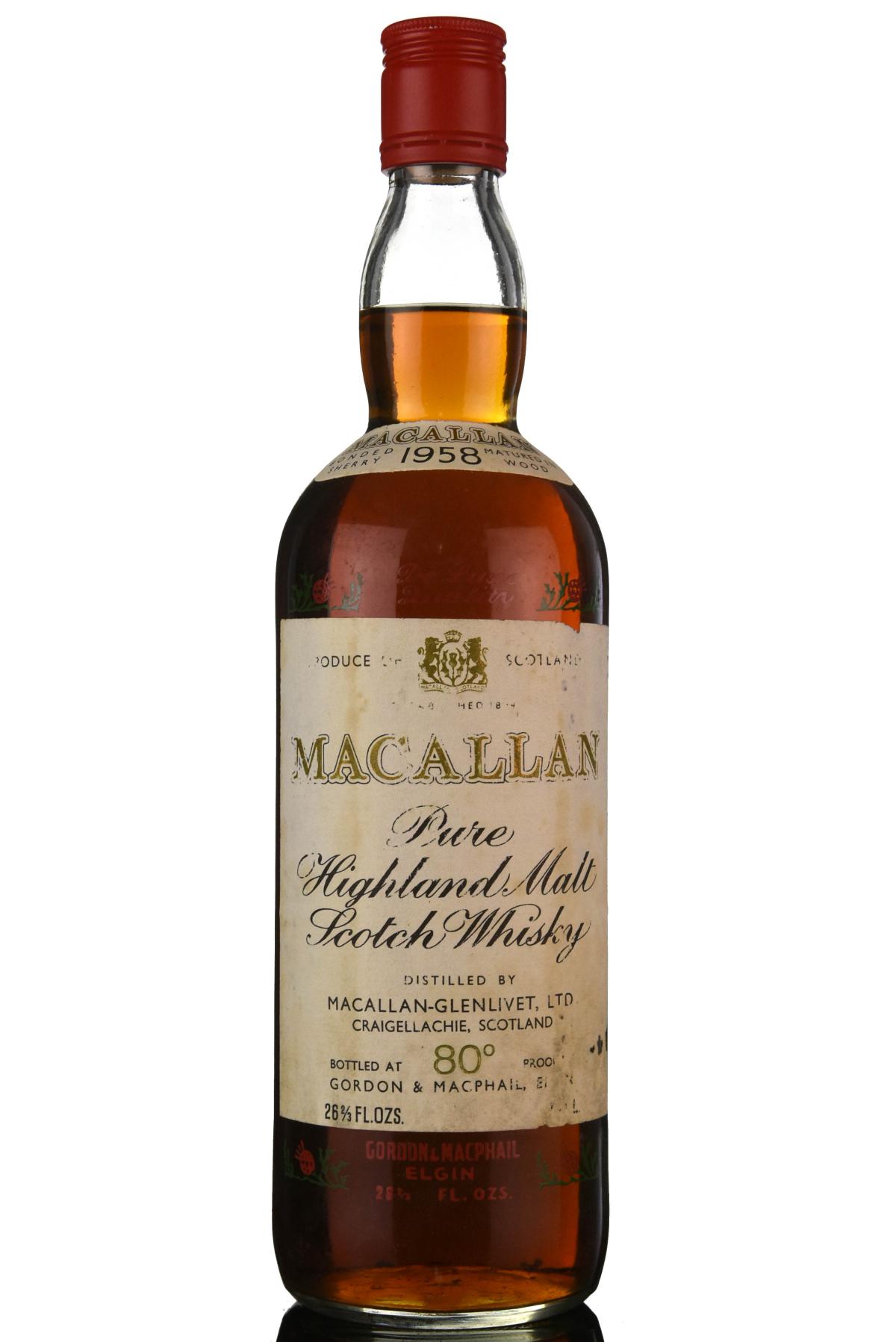 Macallan 1958 - Gordon & MacPhail