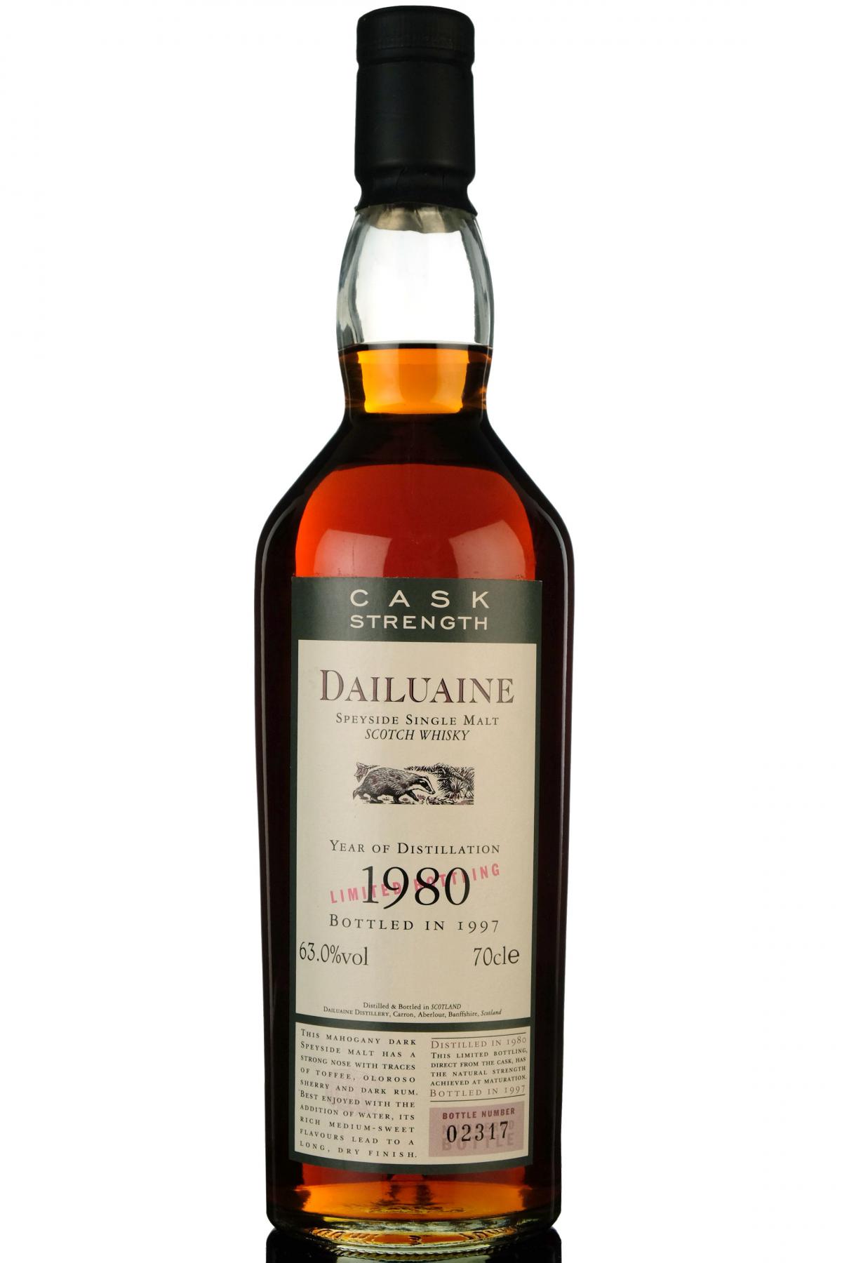 Dailuaine 1980-1997 - Flora & Fauna - Cask Strength