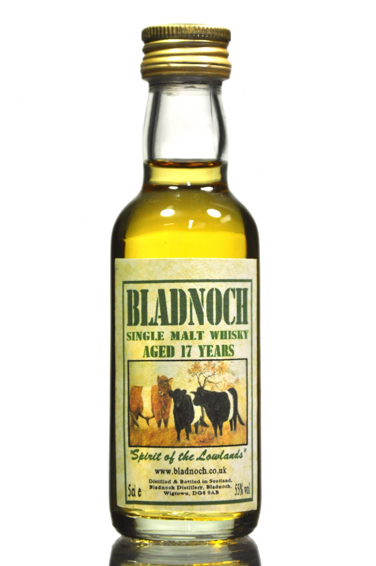 Bladnoch 17 Year Old - Spirit Of The Lowlands - 55% - Miniature