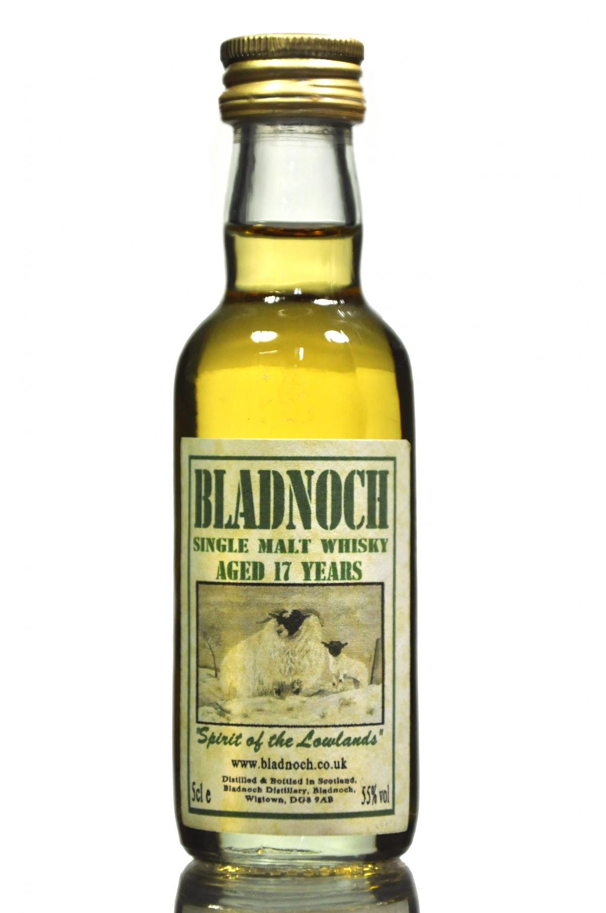 Bladnoch 17 Year Old - Spirit Of The Lowlands - 55% - Miniature