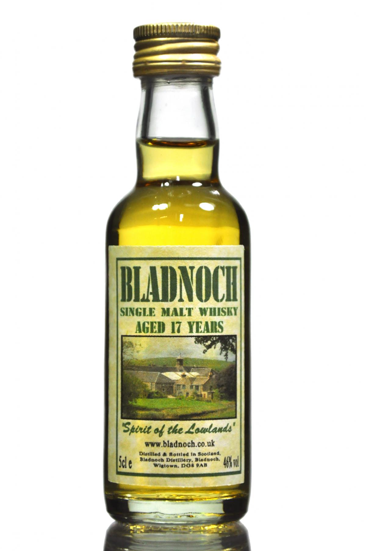 Bladnoch 17 Year Old - Spirit Of The Lowlands - 46% - Miniature