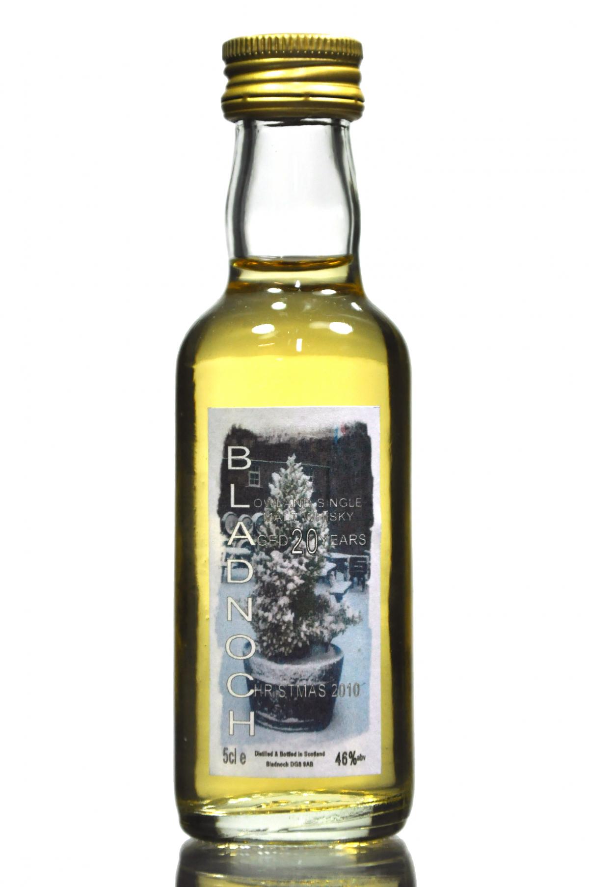 Bladnoch 20 Year Old - Christmas 2010 - Miniature