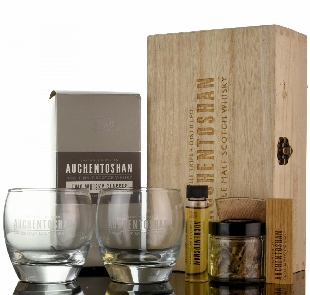 Auchentoshan Sampling Kit With Tasting Glasses