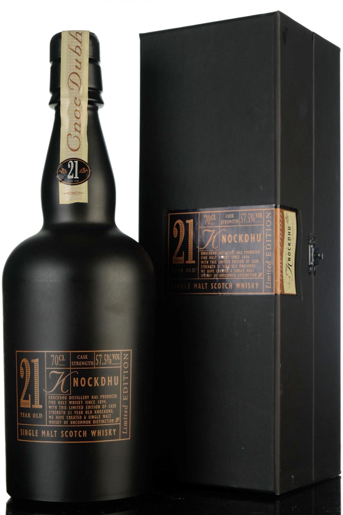Knockdhu 21 Year Old - Cask Strength