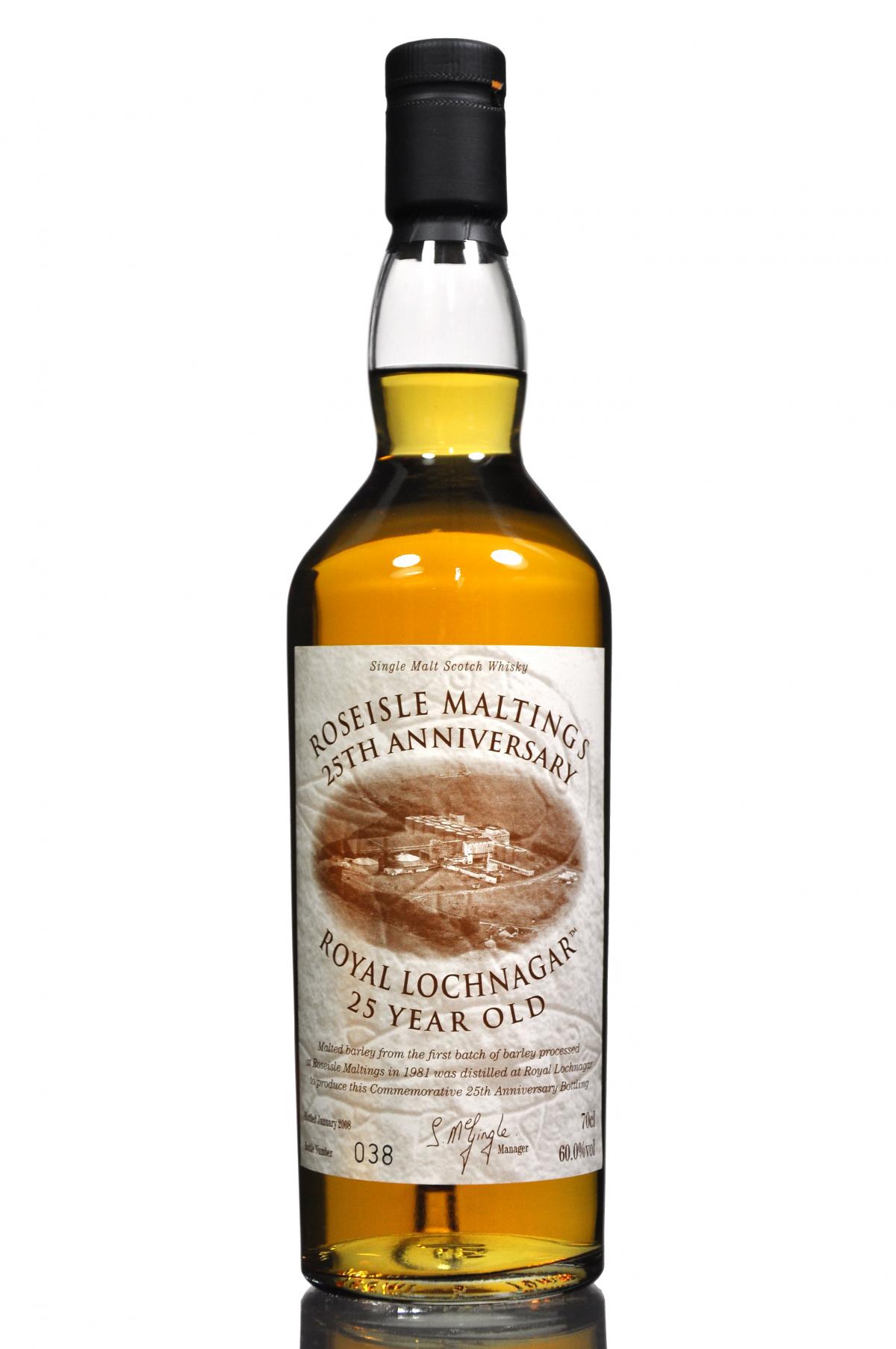 Royal Lochnagar 1981-2008 - 25 Year Old - Roseisle Maltings 25th Anniversary