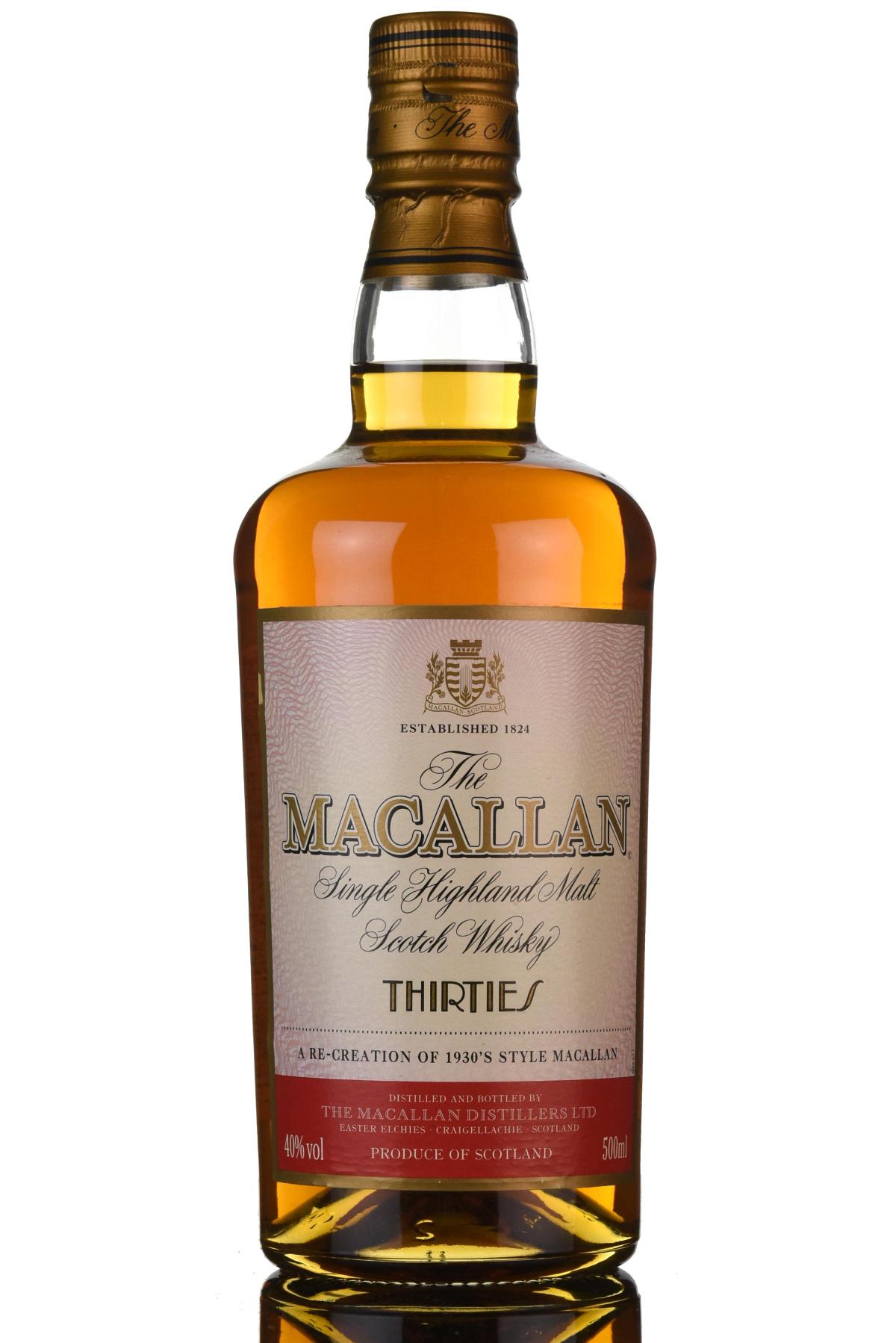 Macallan Travel Series Thirties