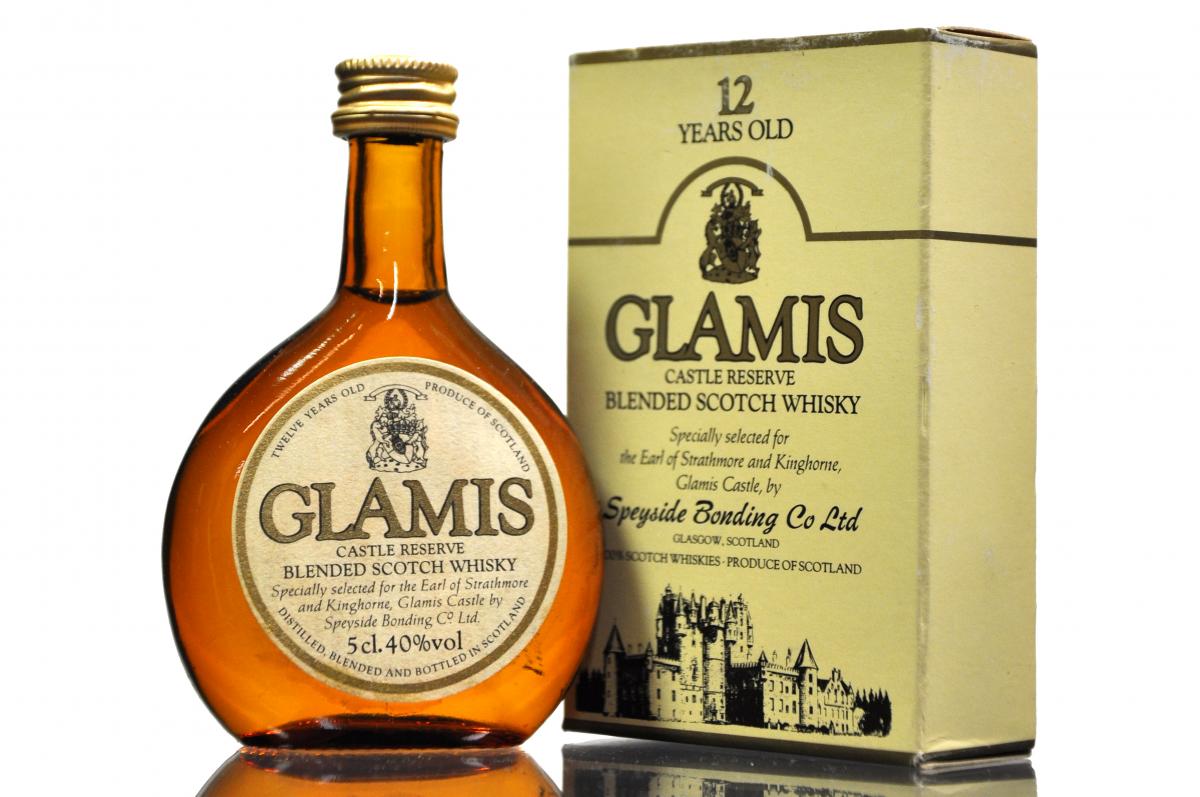Glamis Castle Reserve 12 Year Old Miniature