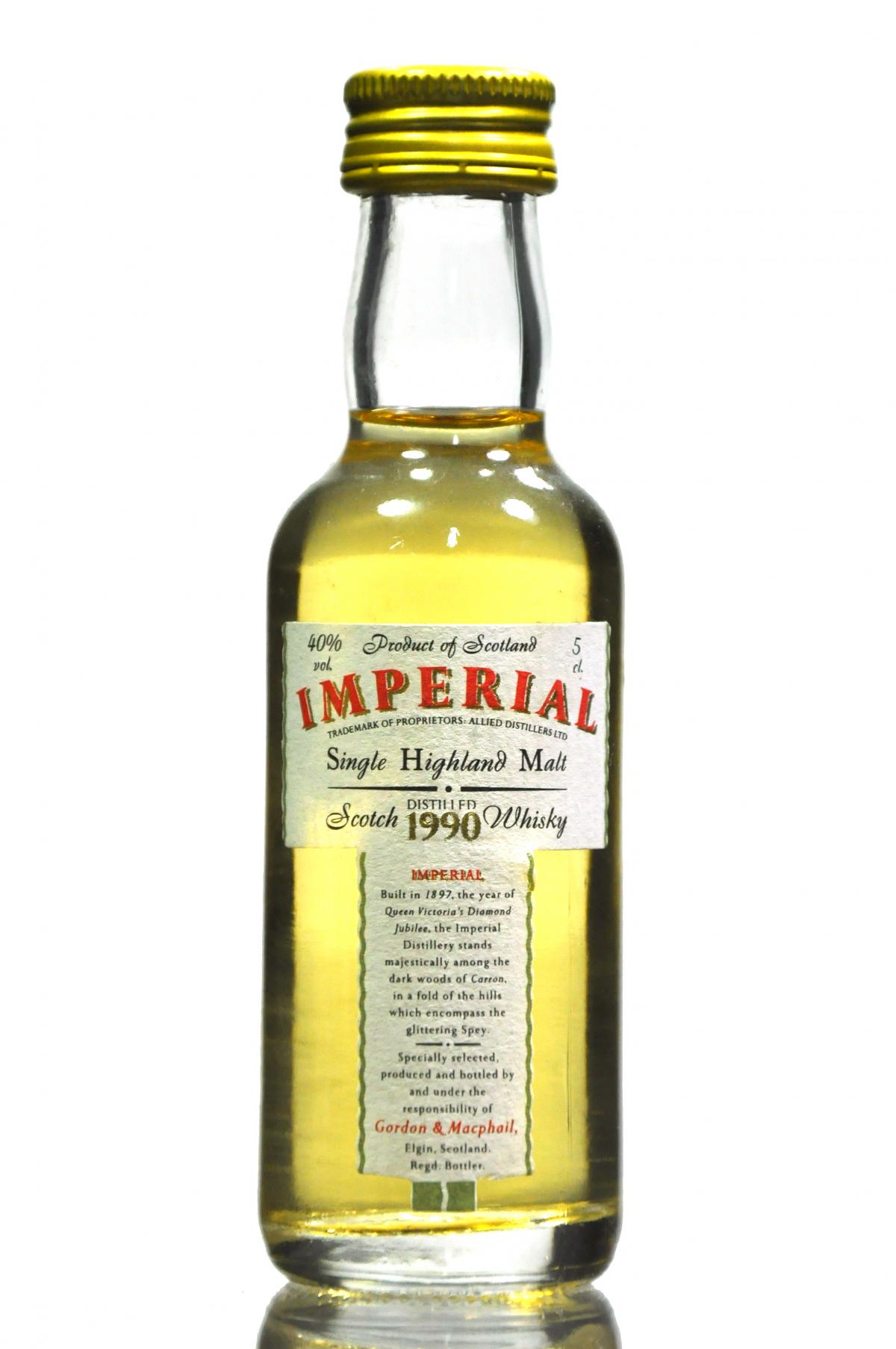 Imperial 1990 - Gordon & MacPhail Miniature