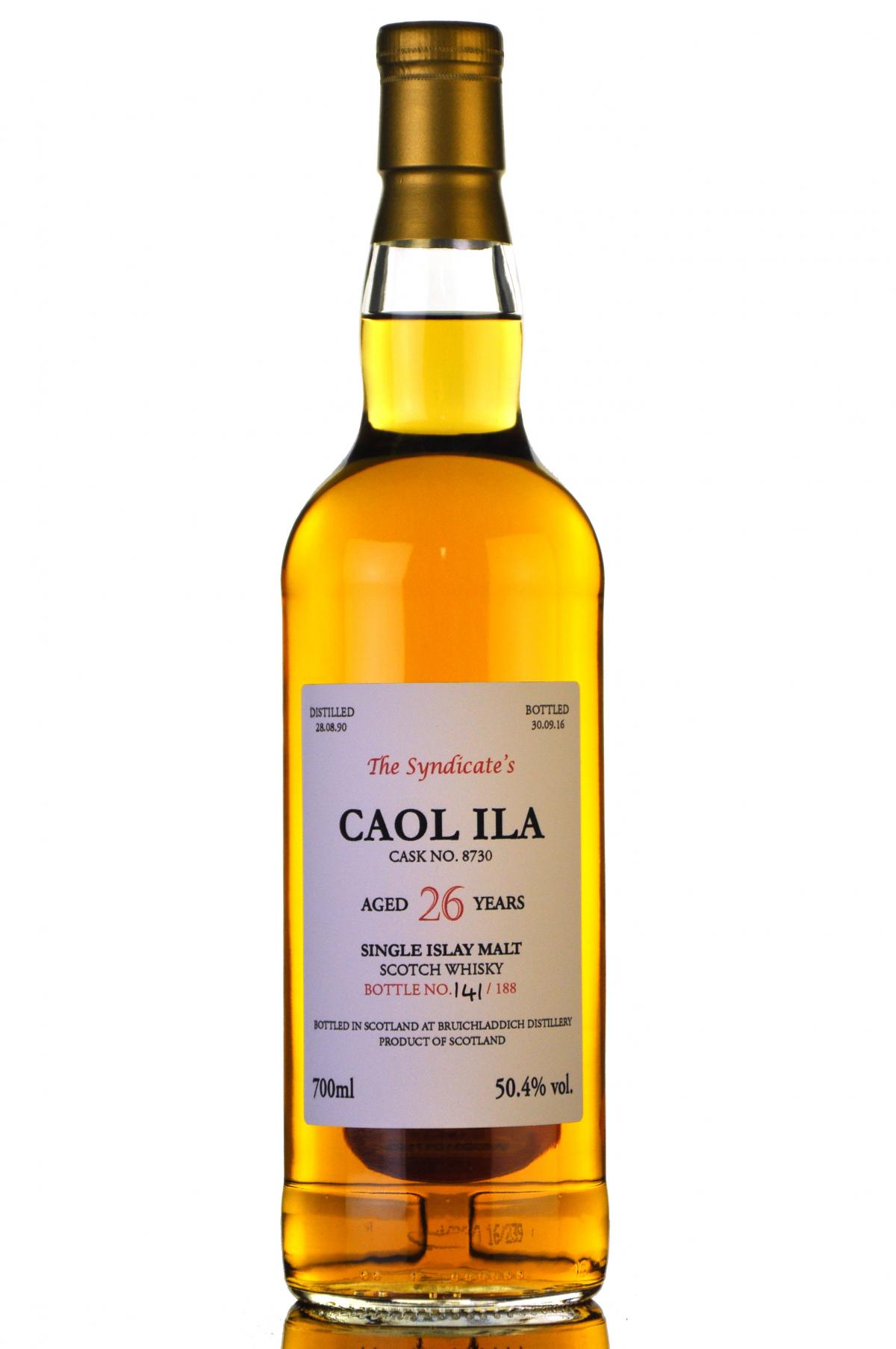 Caol Ila 1990-2016 - 26 Year Old - The Syndicate