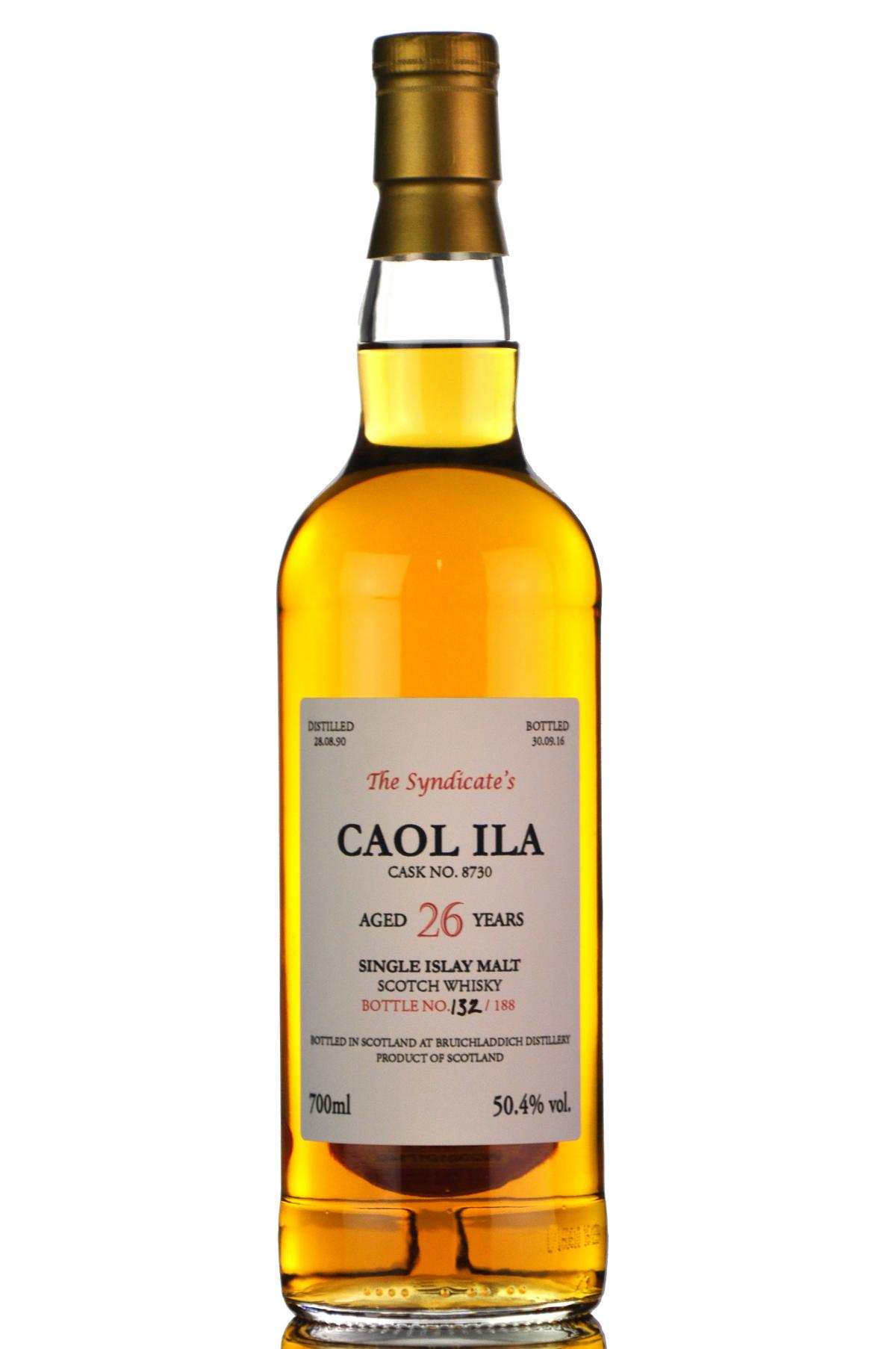 Caol Ila 1990-2016 - 26 Year Old - The Syndicate