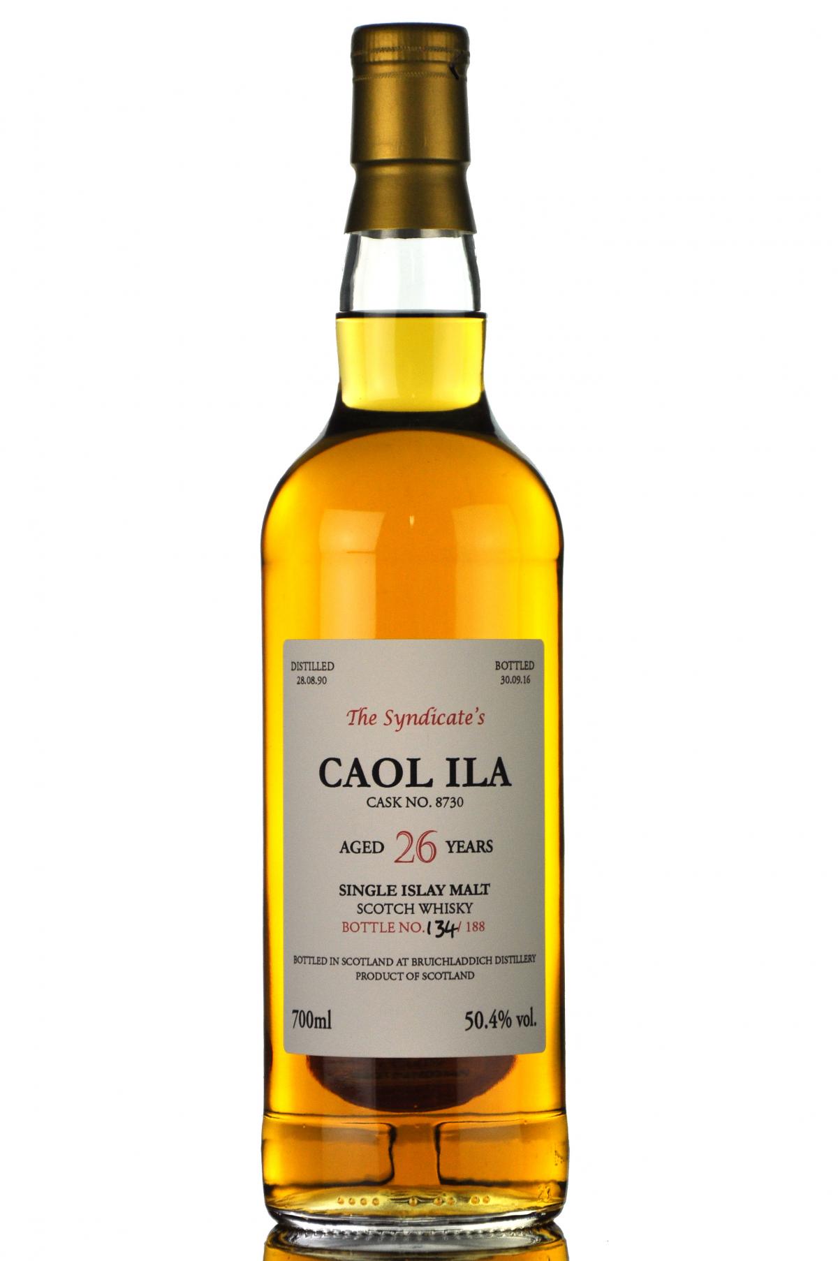 Caol Ila 1990-2016 - 26 Year Old - The Syndicate