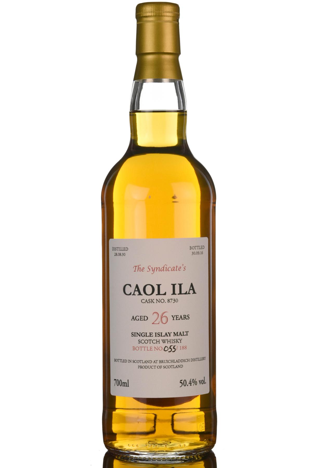Caol Ila 1990-2016 - 26 Year Old - The Syndicate