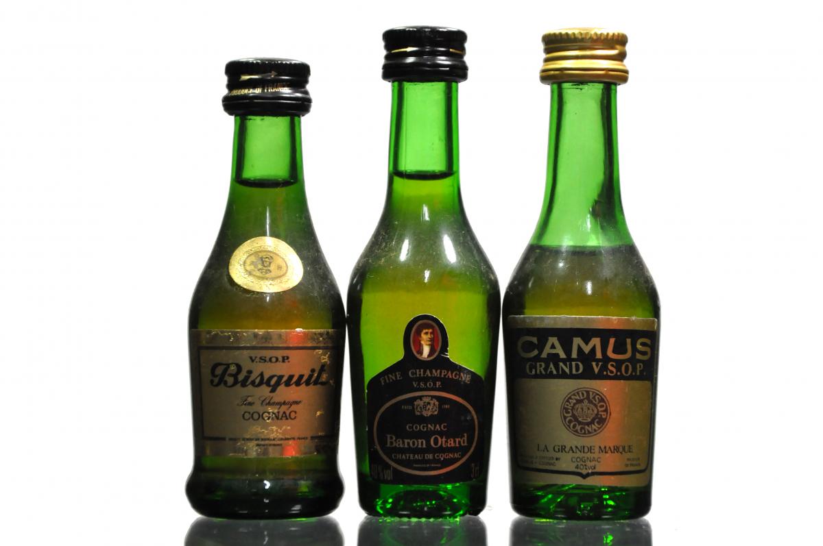 3 x Cognac Miniatures