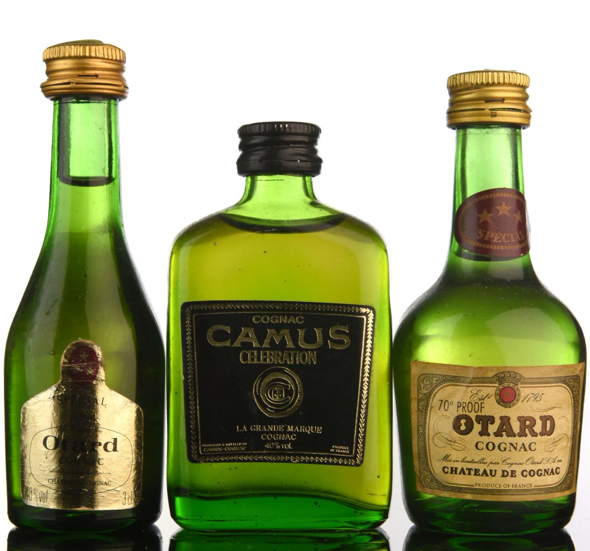 3 x Cognac Miniatures