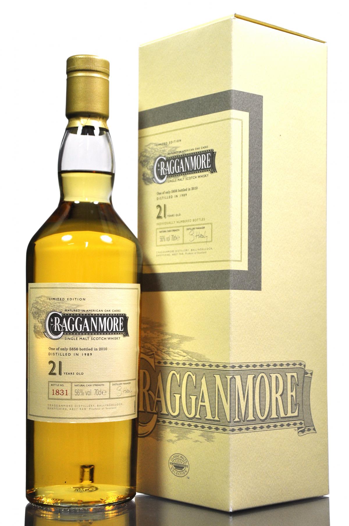 Cragganmore 1989-2010 - 21 Year Old