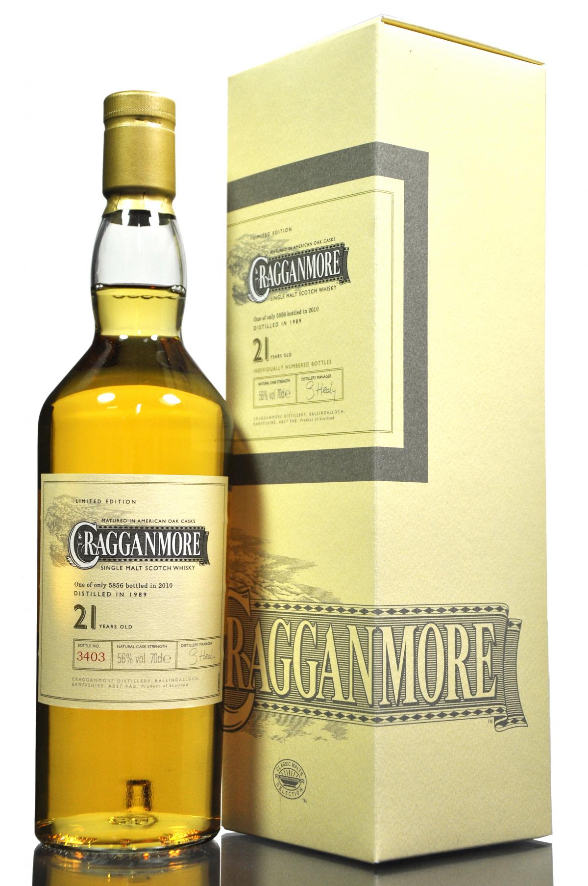 Cragganmore 1989-2010 - 21 Year Old