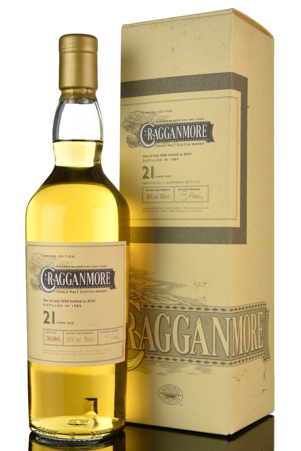 Cragganmore 1989-2010 - 21 Year Old