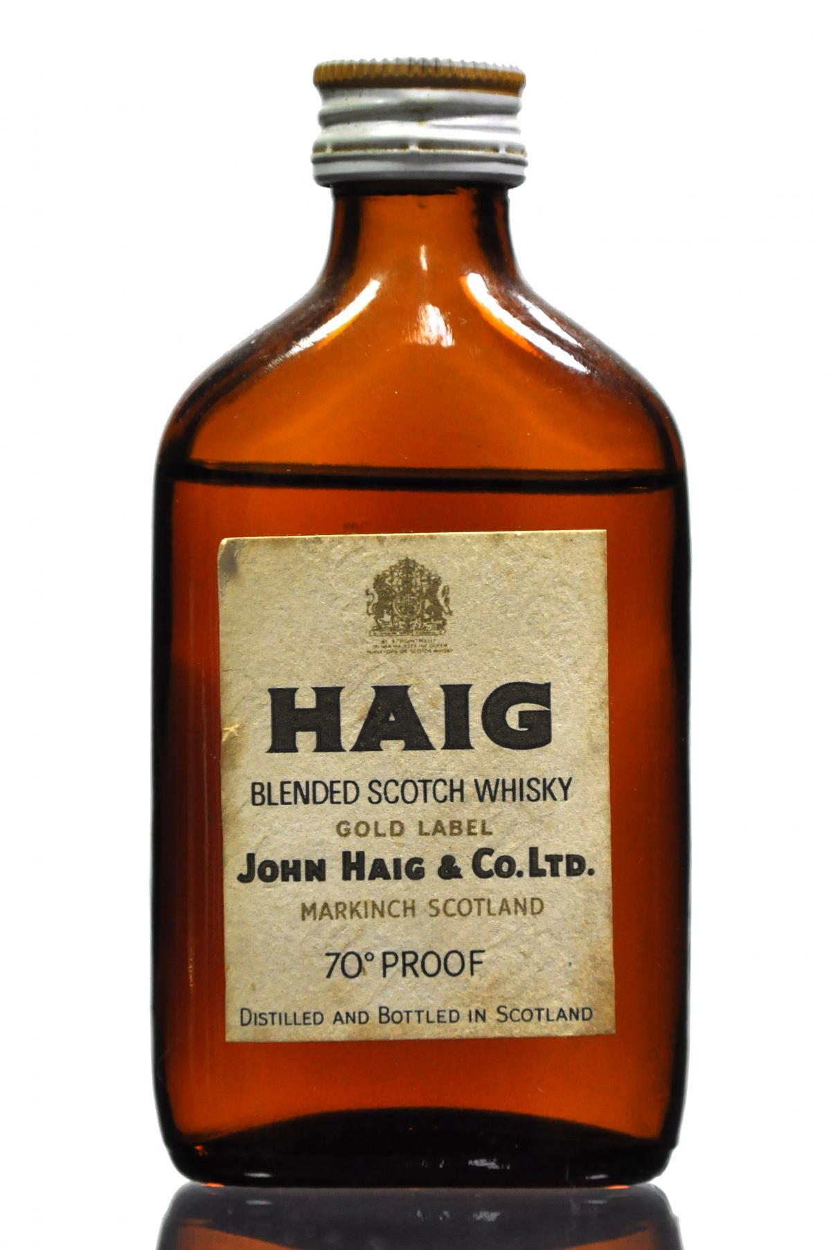 Haigs Gold Label Miniature