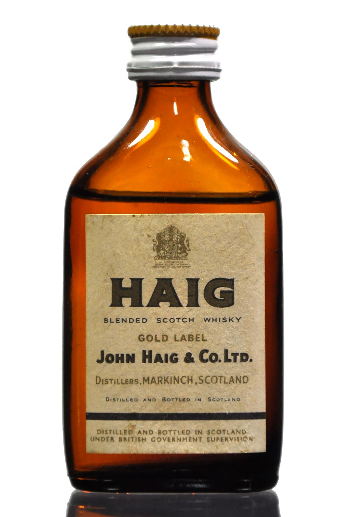 Haigs Gold Label Miniature