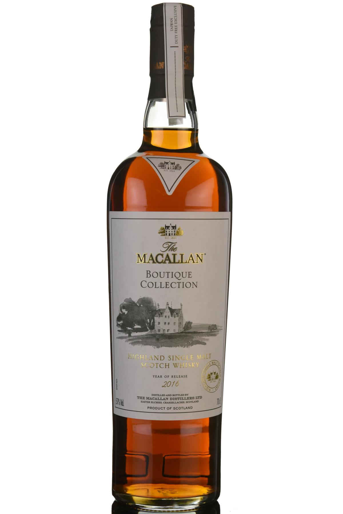 Macallan Boutique Collection 2016