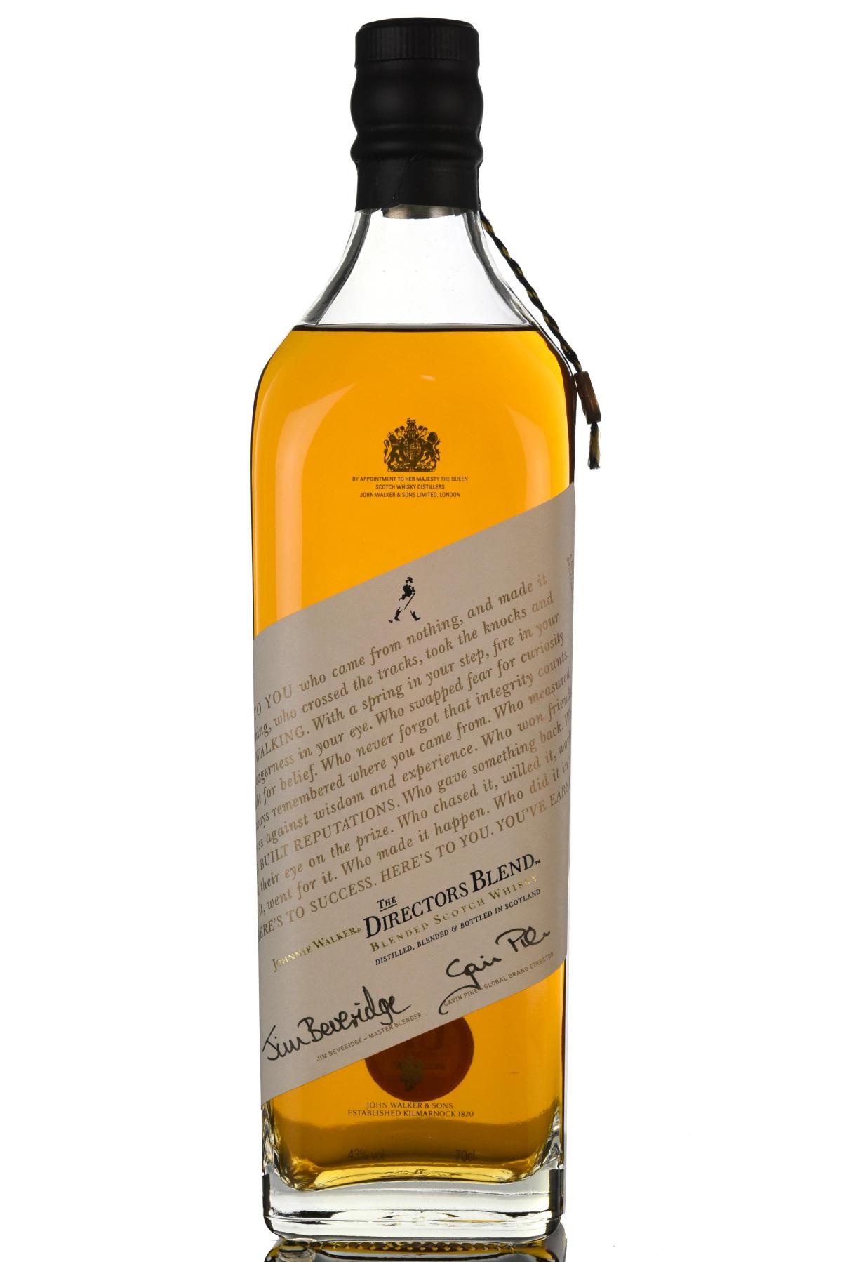 Johnnie Walker Directors Blend - 2012 Edition