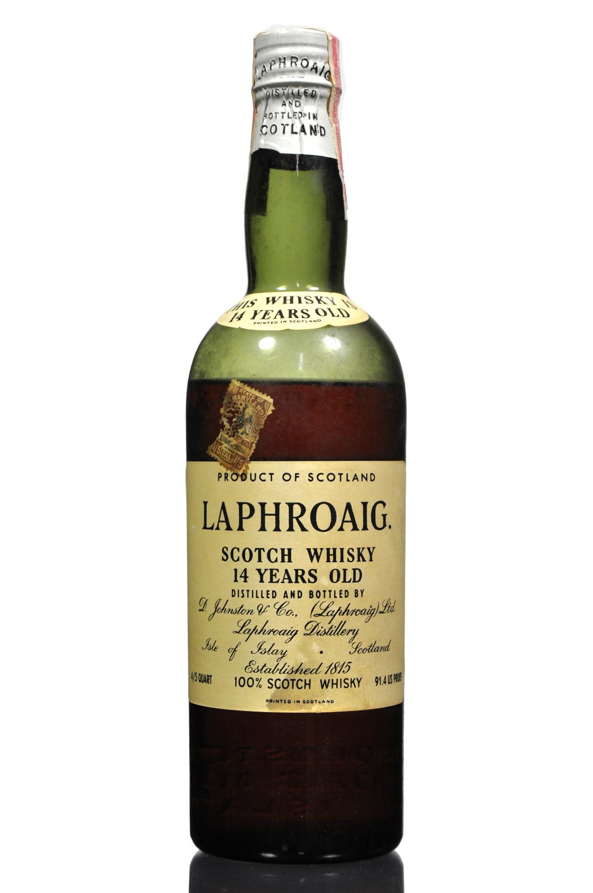 Laphroaig 14 Year Old - US Import Rotation 1953