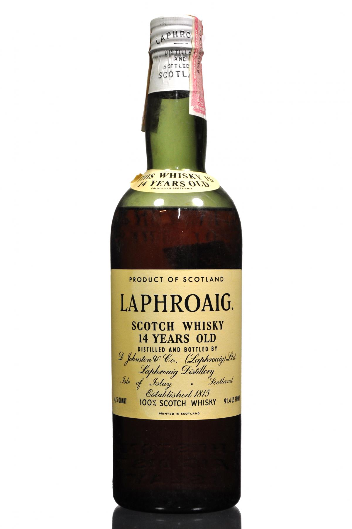 Laphroaig 14 Year Old - US Import Rotation 1953