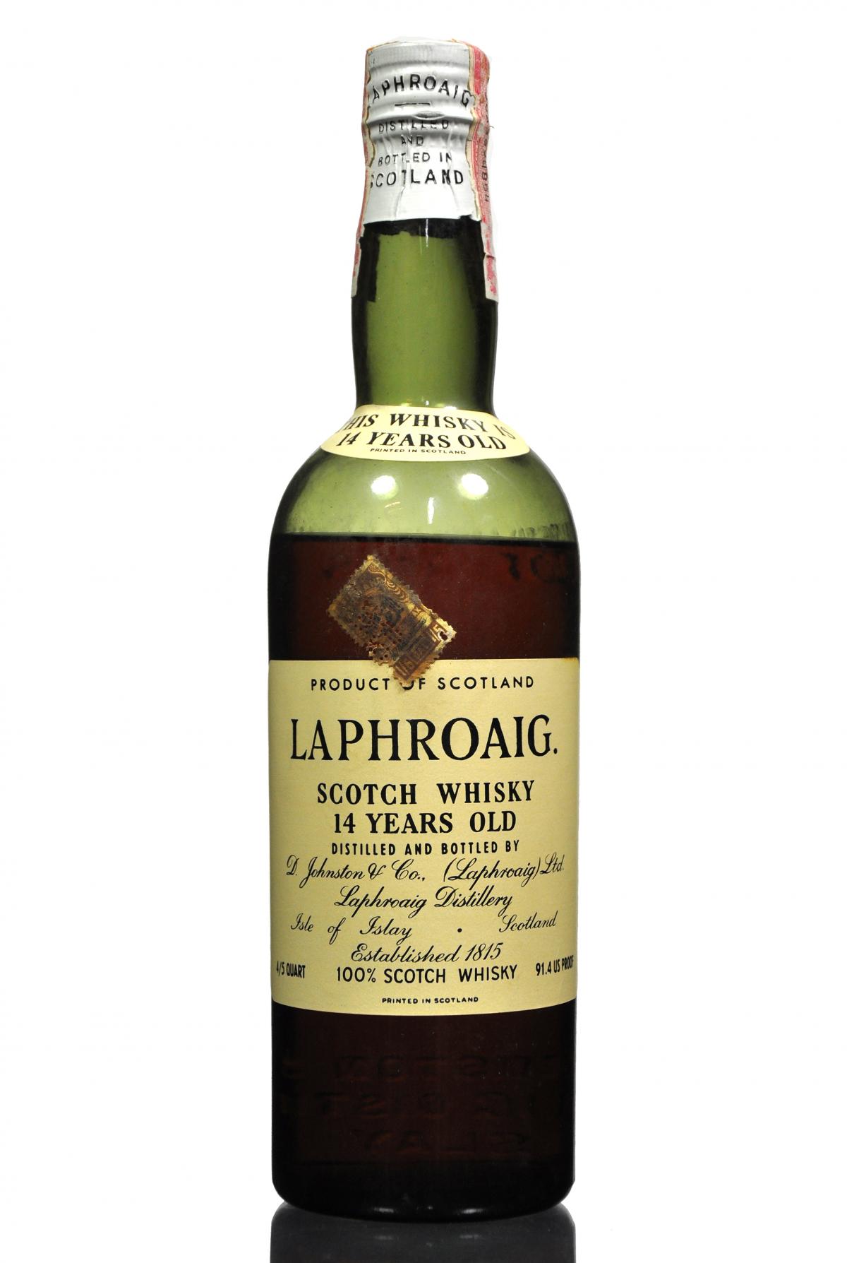 Laphroaig 14 Year Old - US Import Rotation 1953