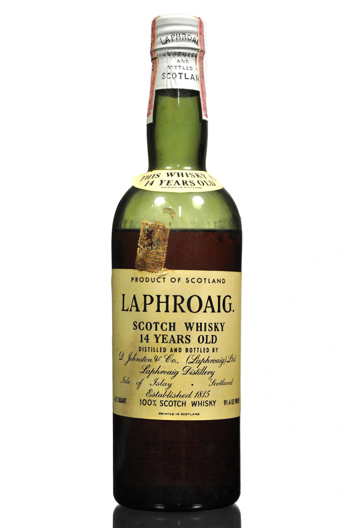 Laphroaig 14 Year Old - US Import Rotation 1953