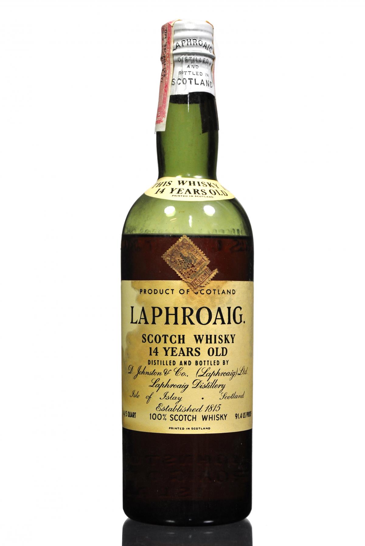 Laphroaig 14 Year Old - US Import Rotation 1953