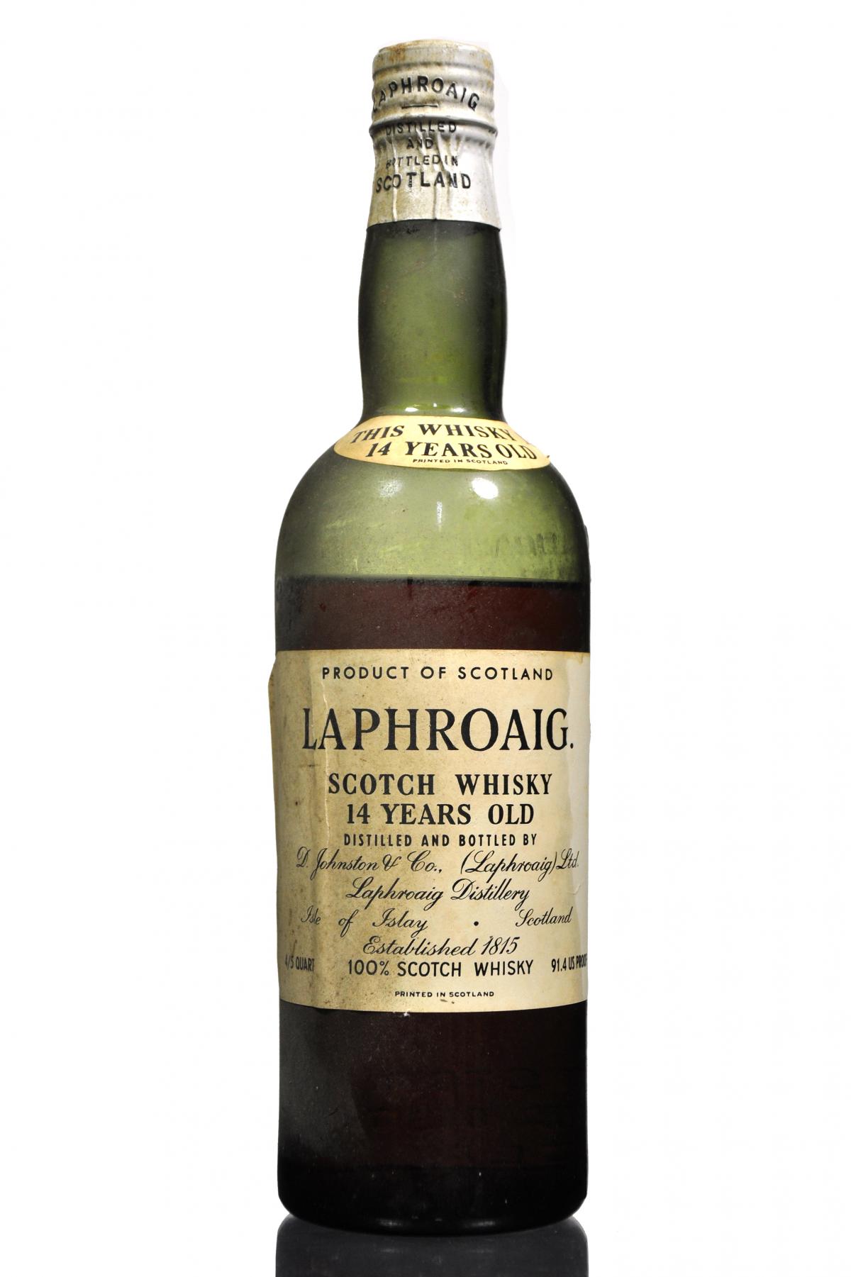 Laphroaig 14 Year Old - US Import Rotation 1953