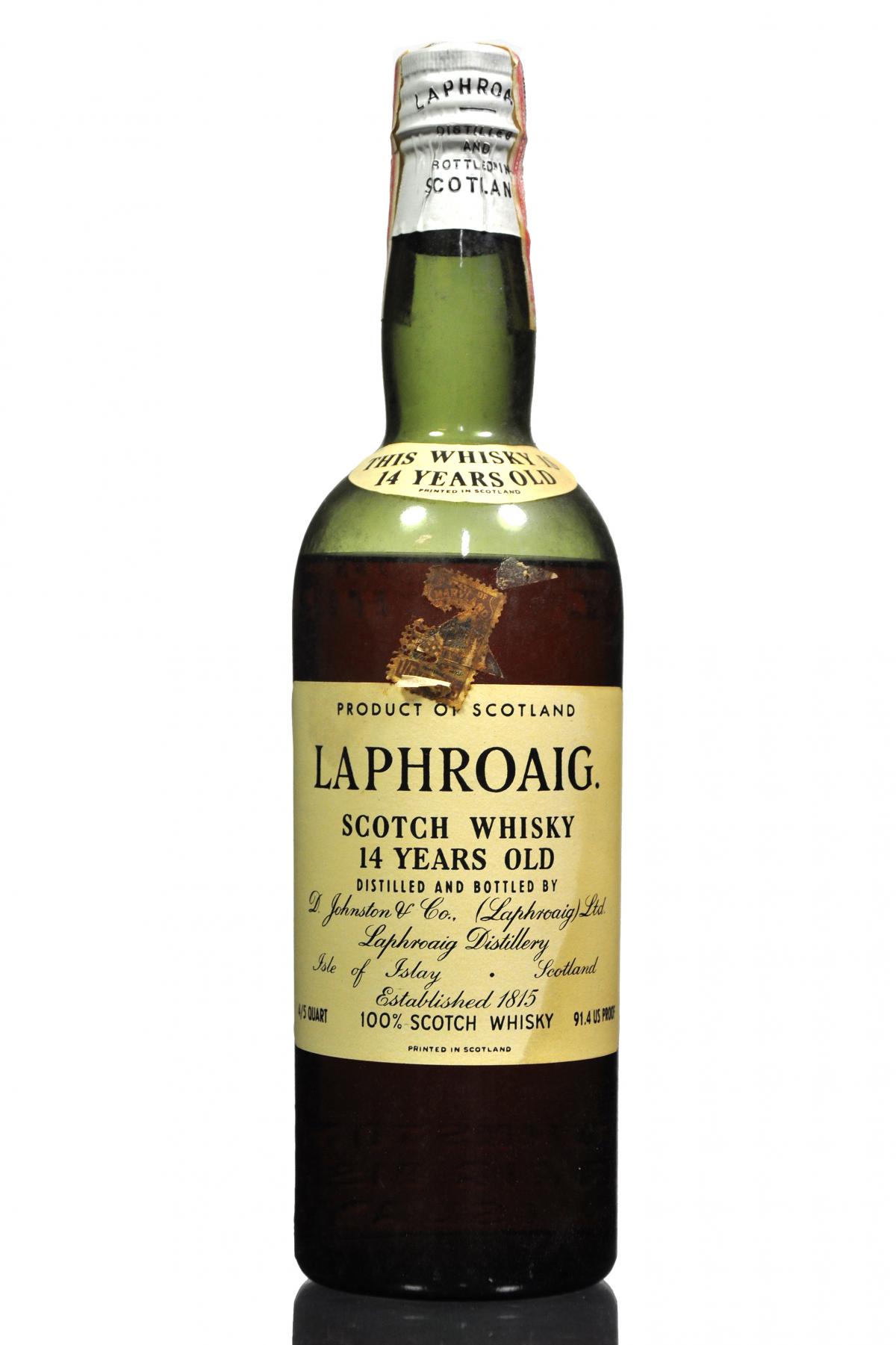 Laphroaig 14 Year Old - US Import Rotation 1953