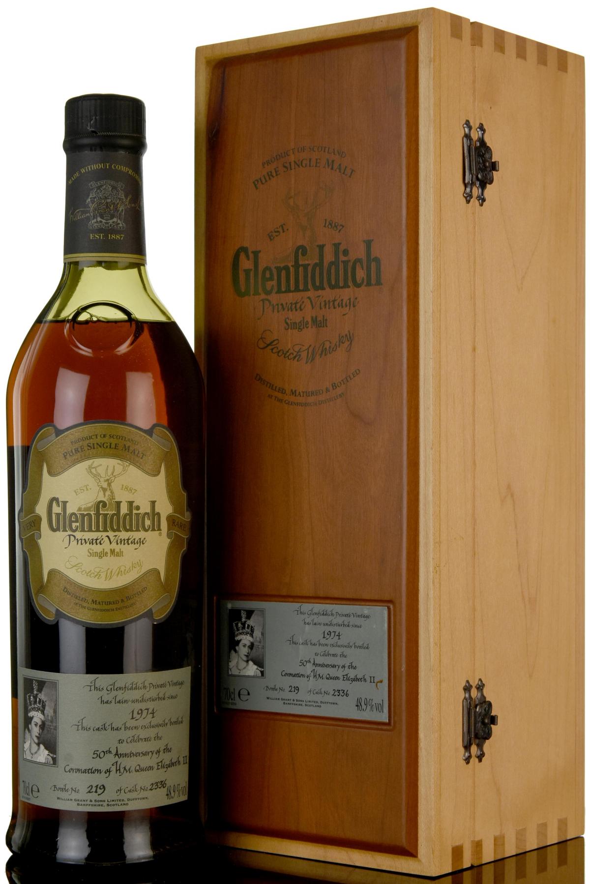 Glenfiddich 1974 Private Vintage Single Cask 2336 50th Anniversary