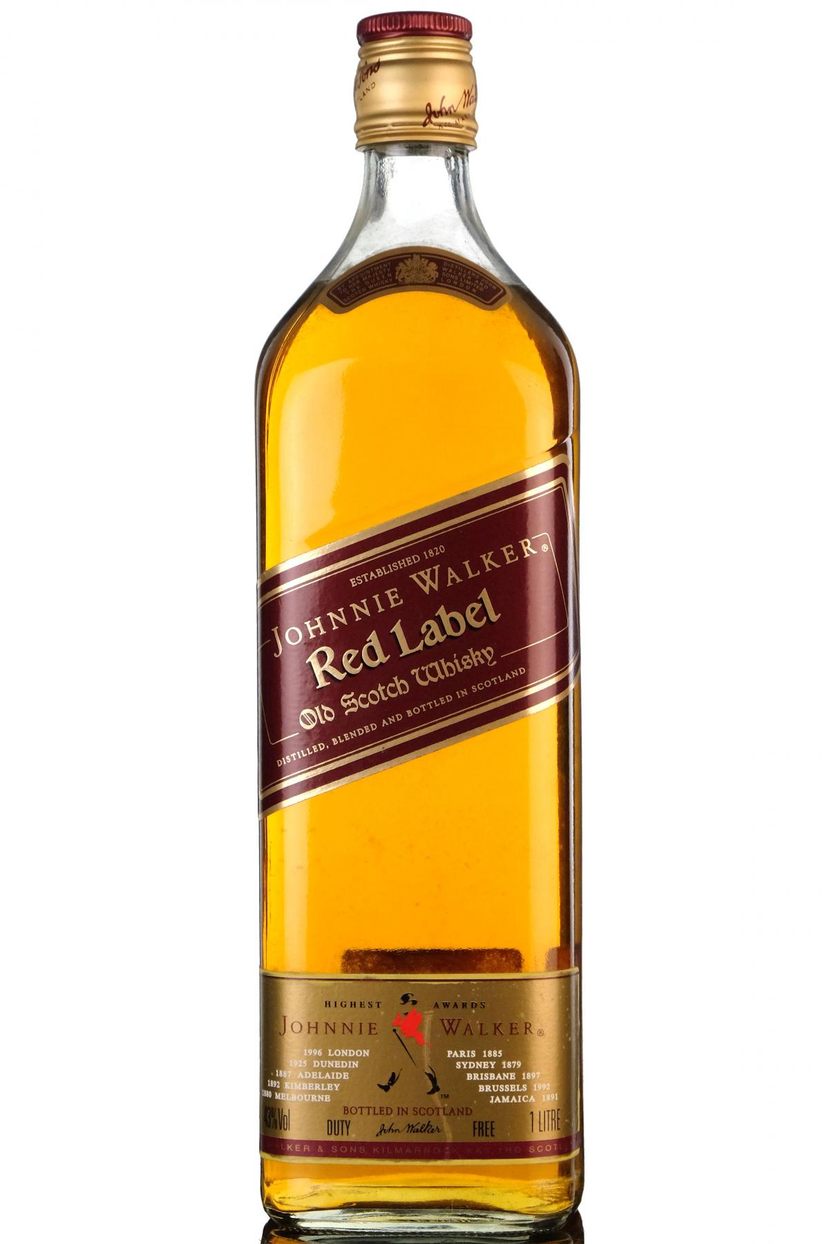 Johnnie Walker Red Label - 1 Litre