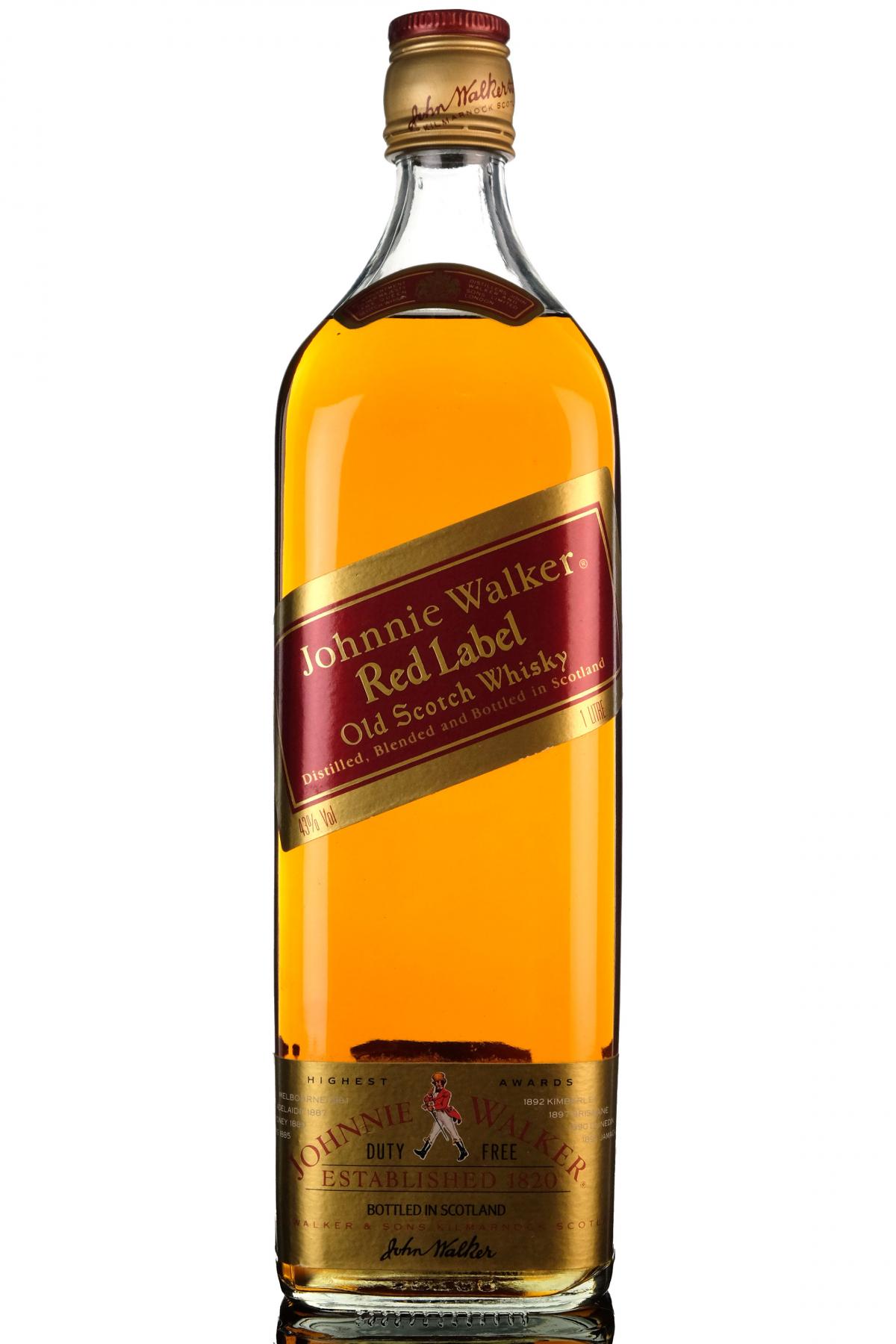 Johnnie Walker Red Label - 1 Litre