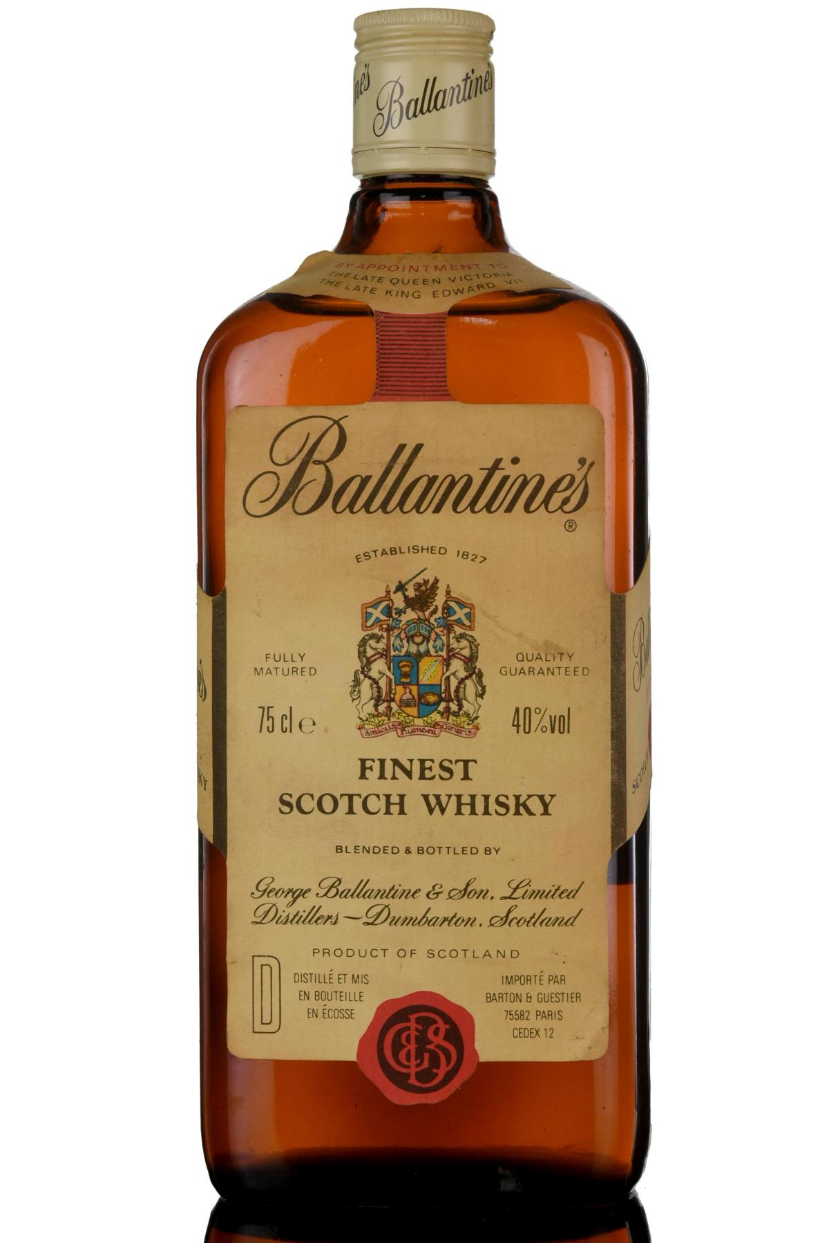 Ballantines Finest - 1980s