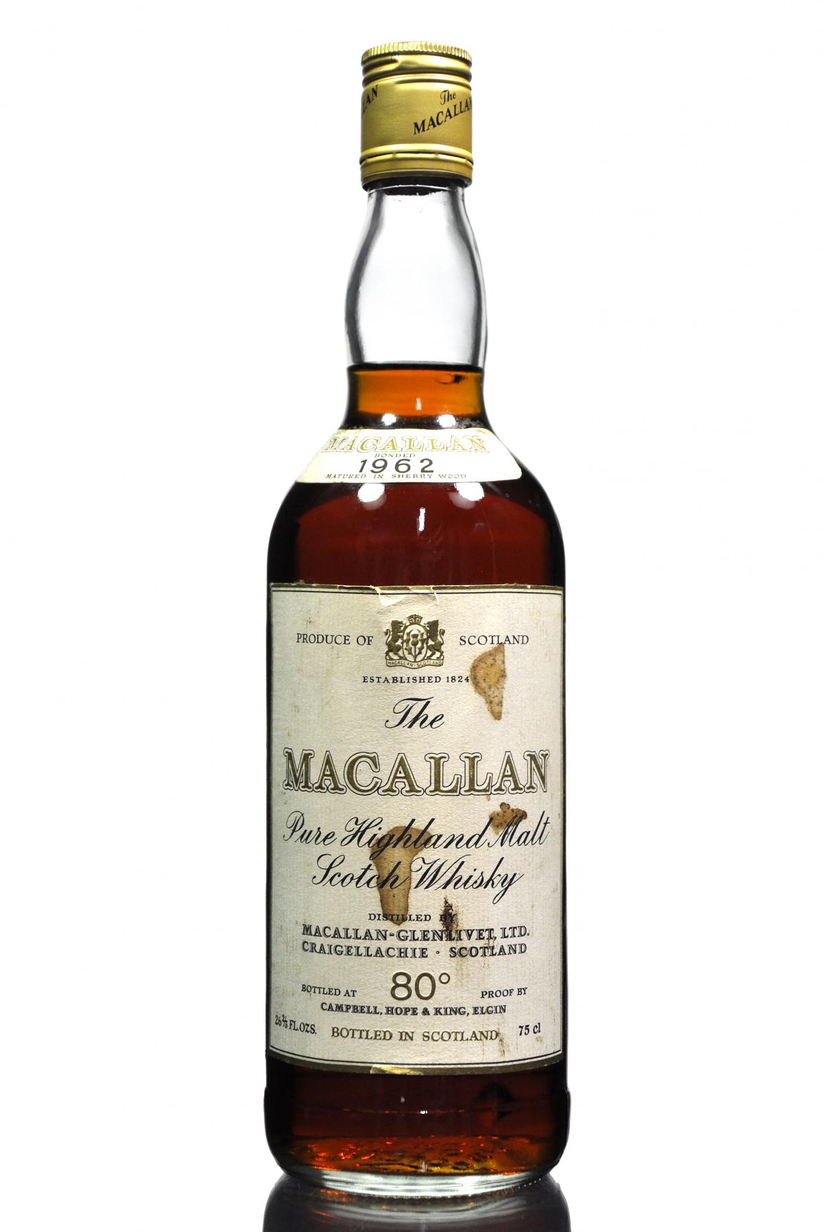 Macallan 1962 - Campbell Hope & King