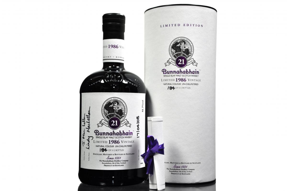 Bunnahabhain 1986 - 21 Year Old - Festival 2008