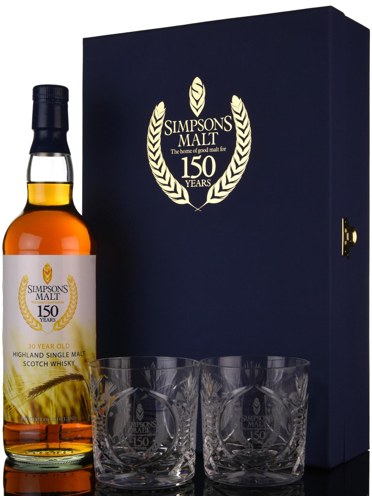 Glenrothes 30 Year Old - Simpson Malt 150th Anniversary