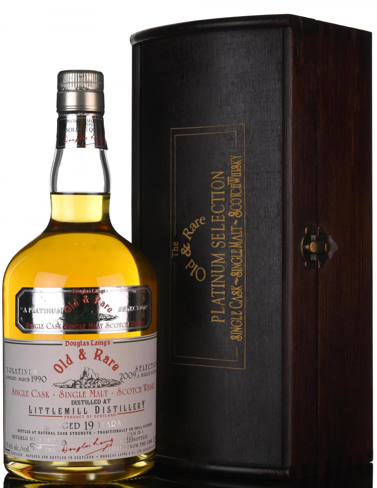 Littlemill 1990-2009 - 19 Year Old - Douglas Laing - Old & Rare Platinum Selection