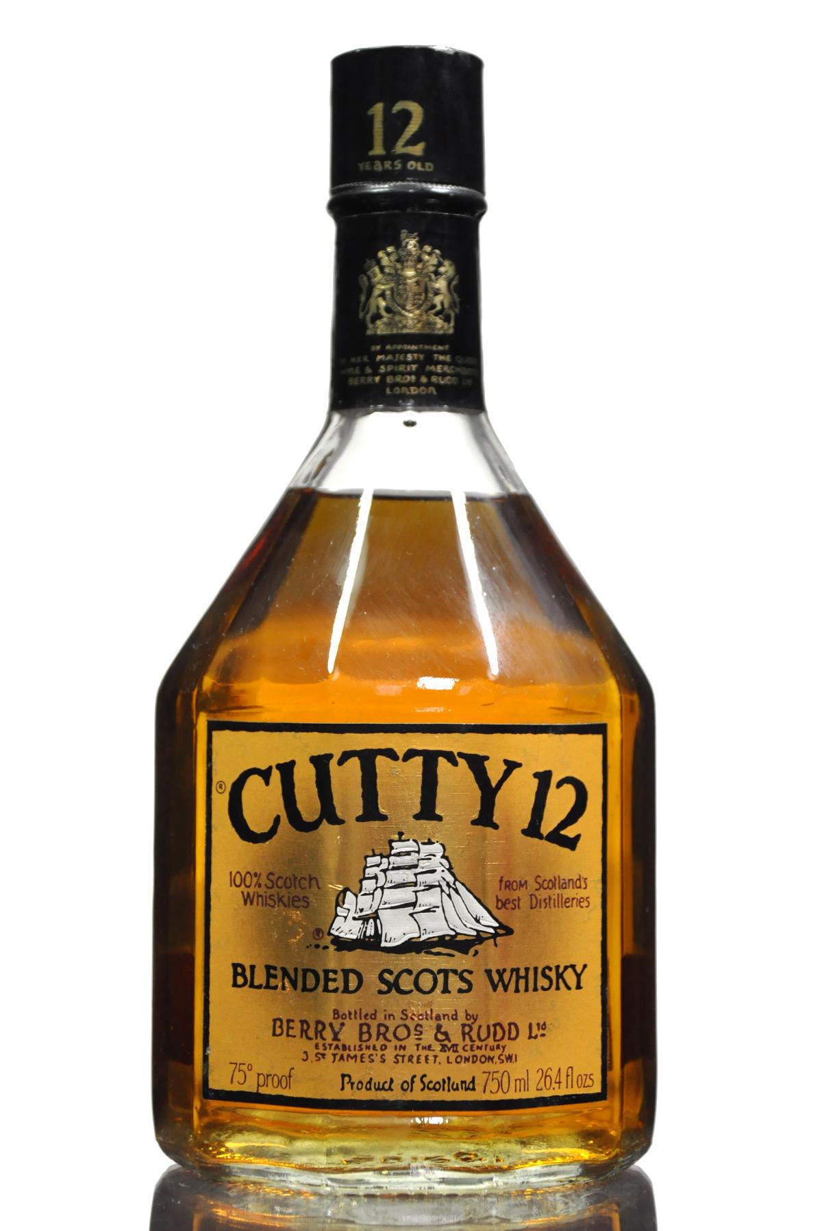 Cutty Sark 12 Year Old - Late 1970s