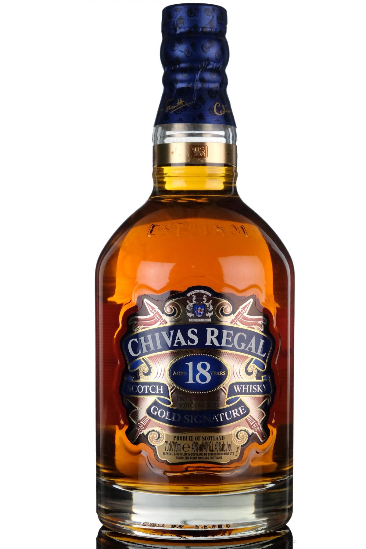 Chivas Regal 18 Year Old - Gold Signature