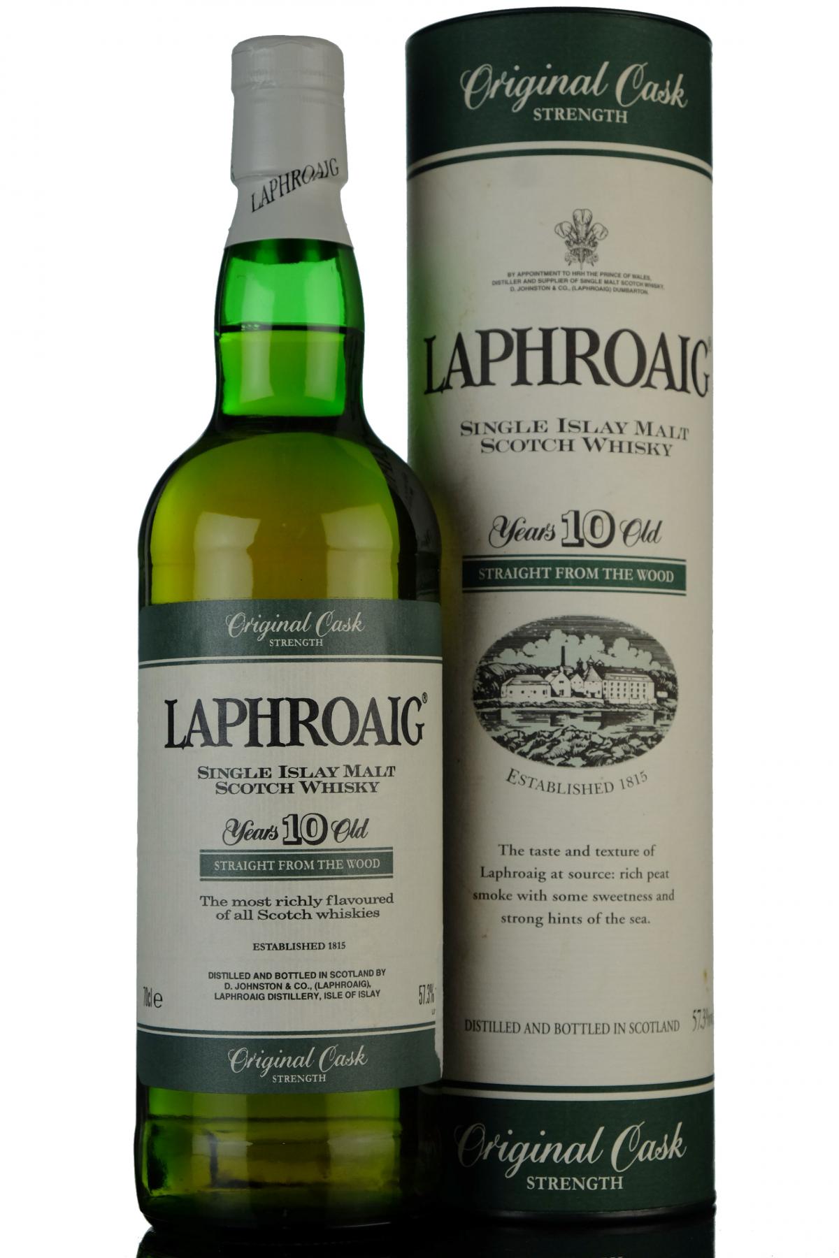 Laphroaig 10 Year Old - Original Cask Strength - 57.3%