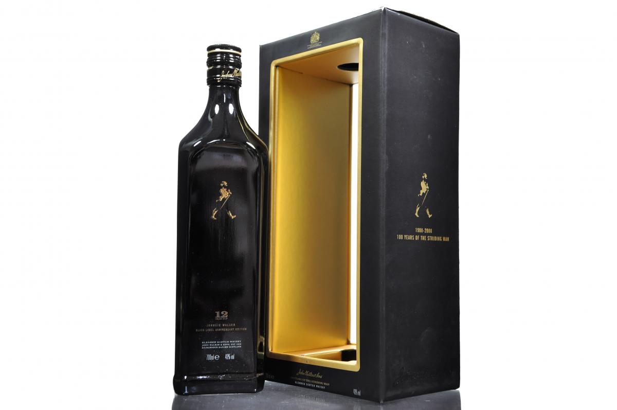 Johnnie Walker 12 Year Old - Black Label - Centenary Of The Striding Man 1909-2009