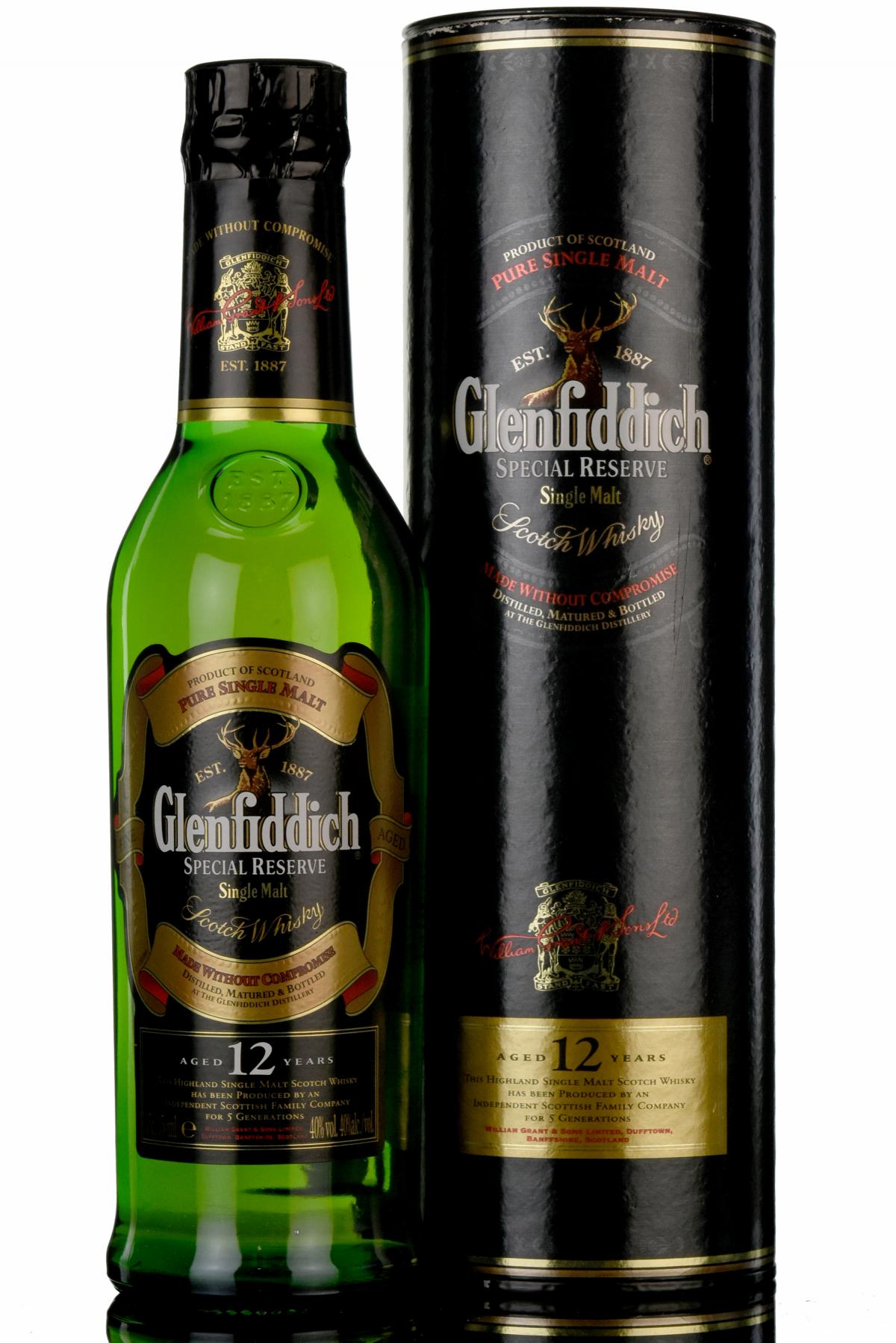 Glenfiddich 12 Year Old - Special Reserve - 35cl
