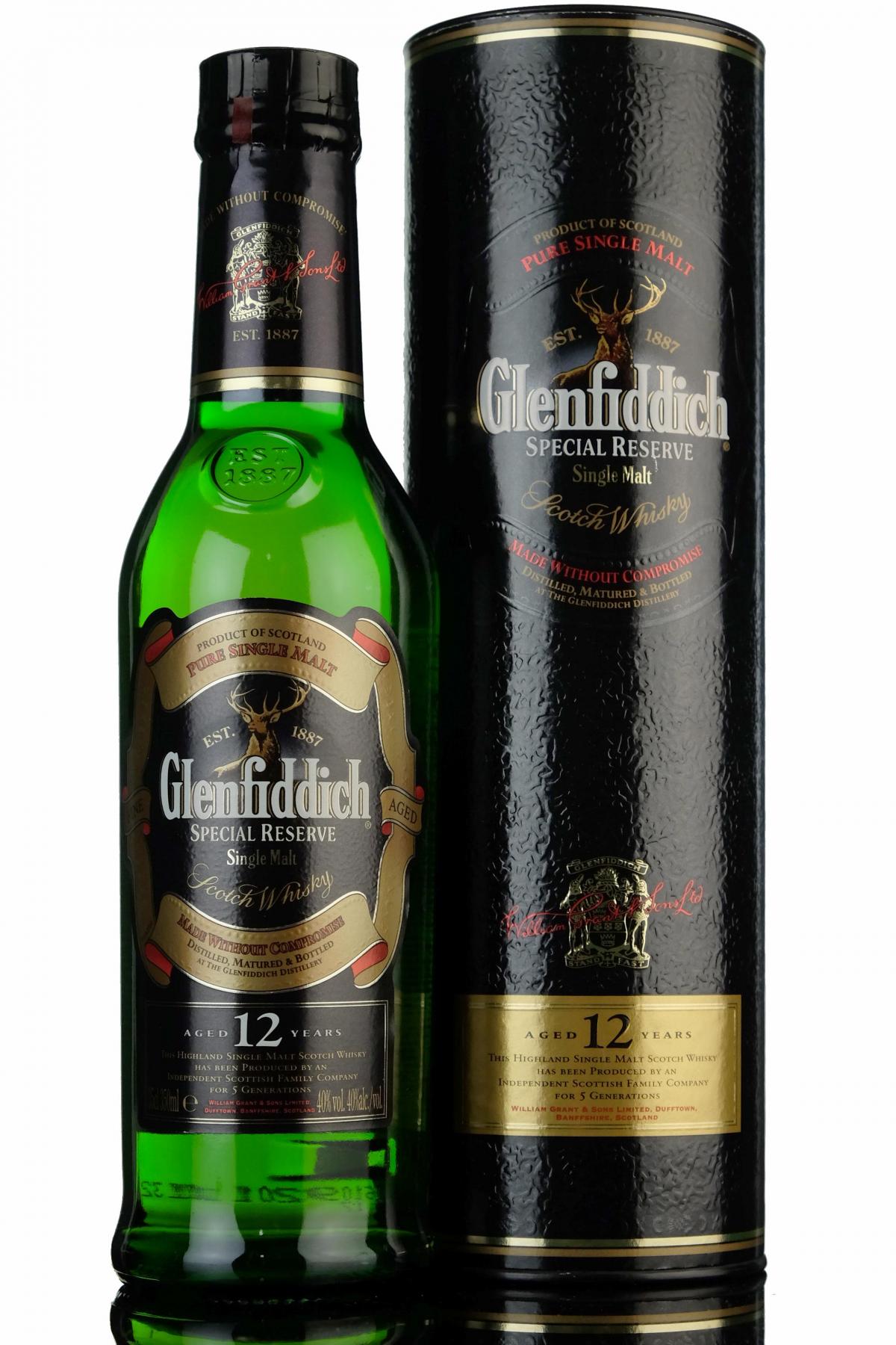 Glenfiddich 12 Year Old - Special Reserve - 35cl