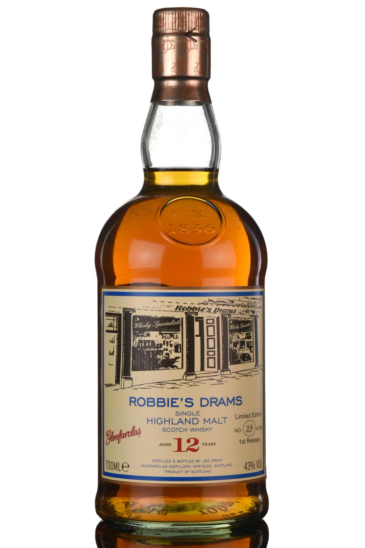 Glenfarclas 12 Robbies Dram