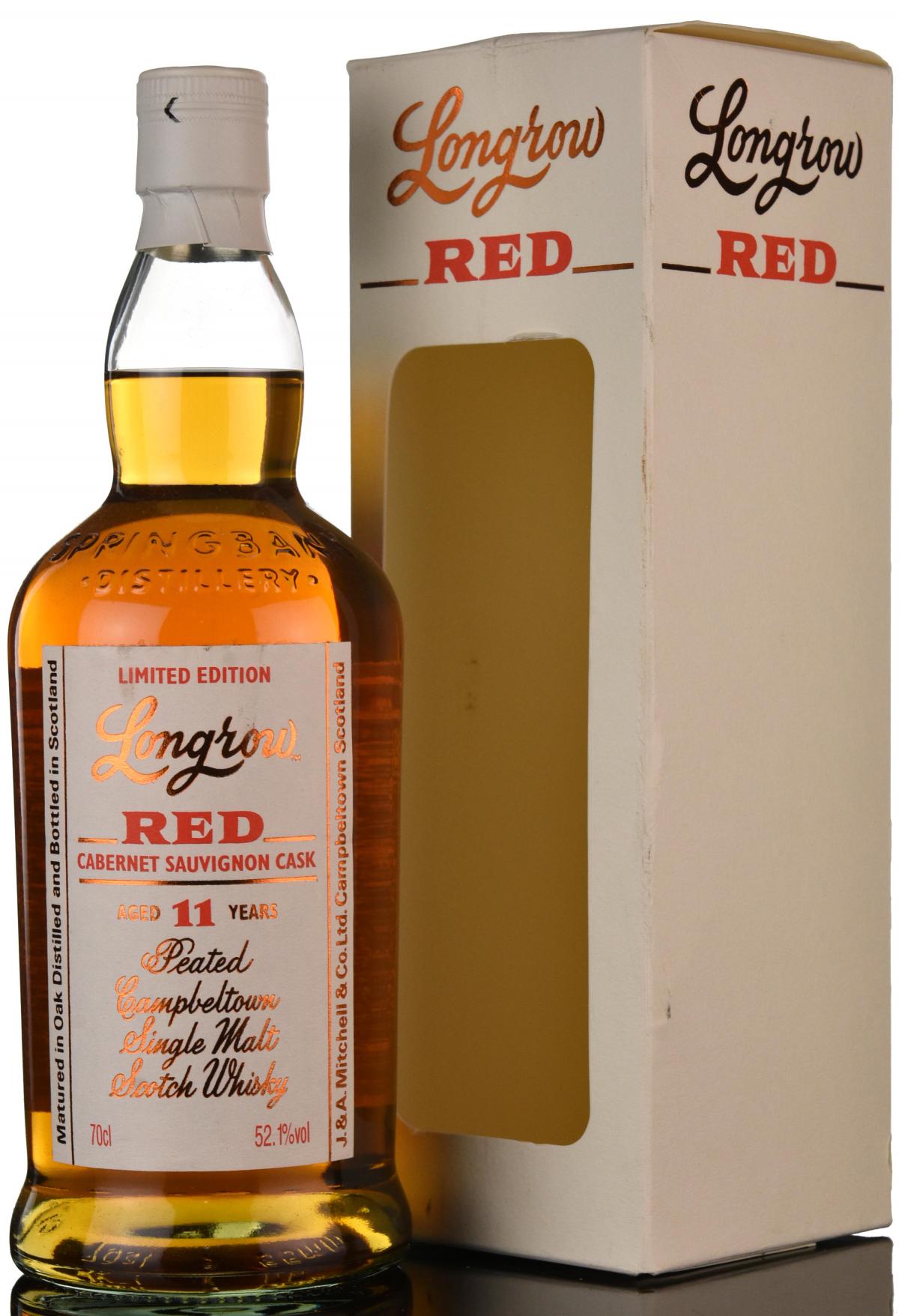 Longrow Red - 11 Year Old - Cabernet Sauvignon - 2012 Release